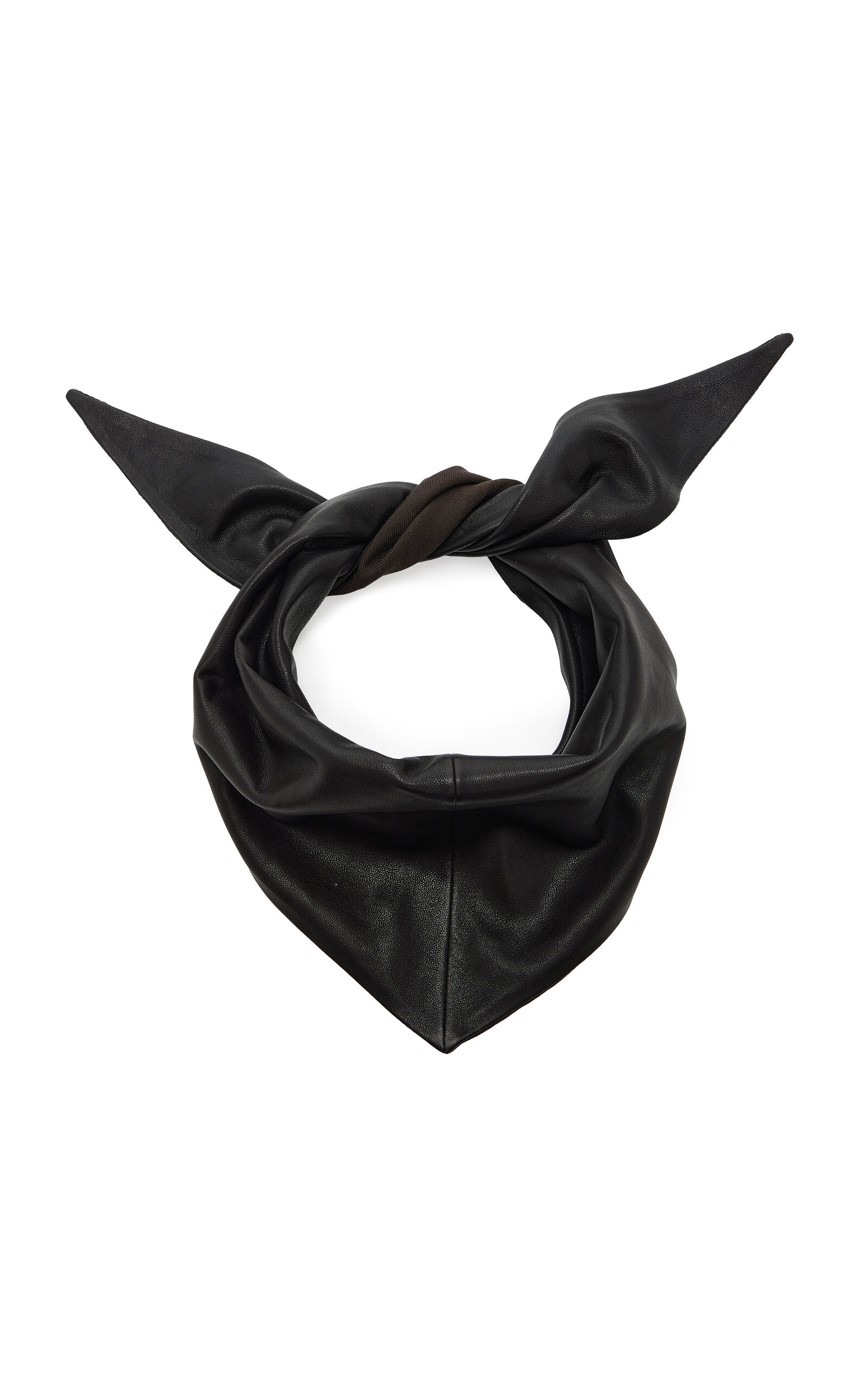 Lemaire Large Leather Triangle Scarf - Moda Operandi