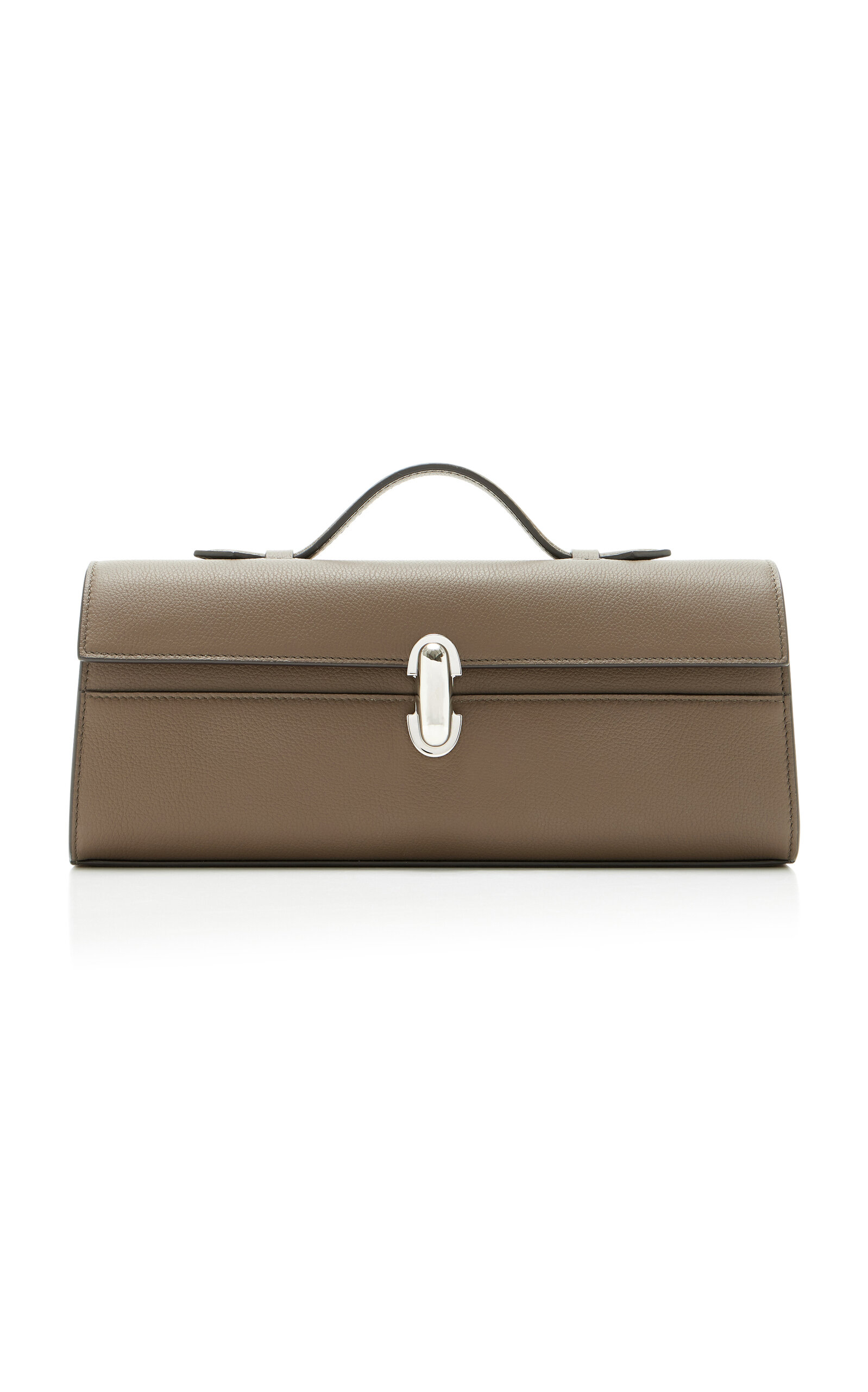 Savette The Slim Symmetry Leather Pochette - Moda Operandi