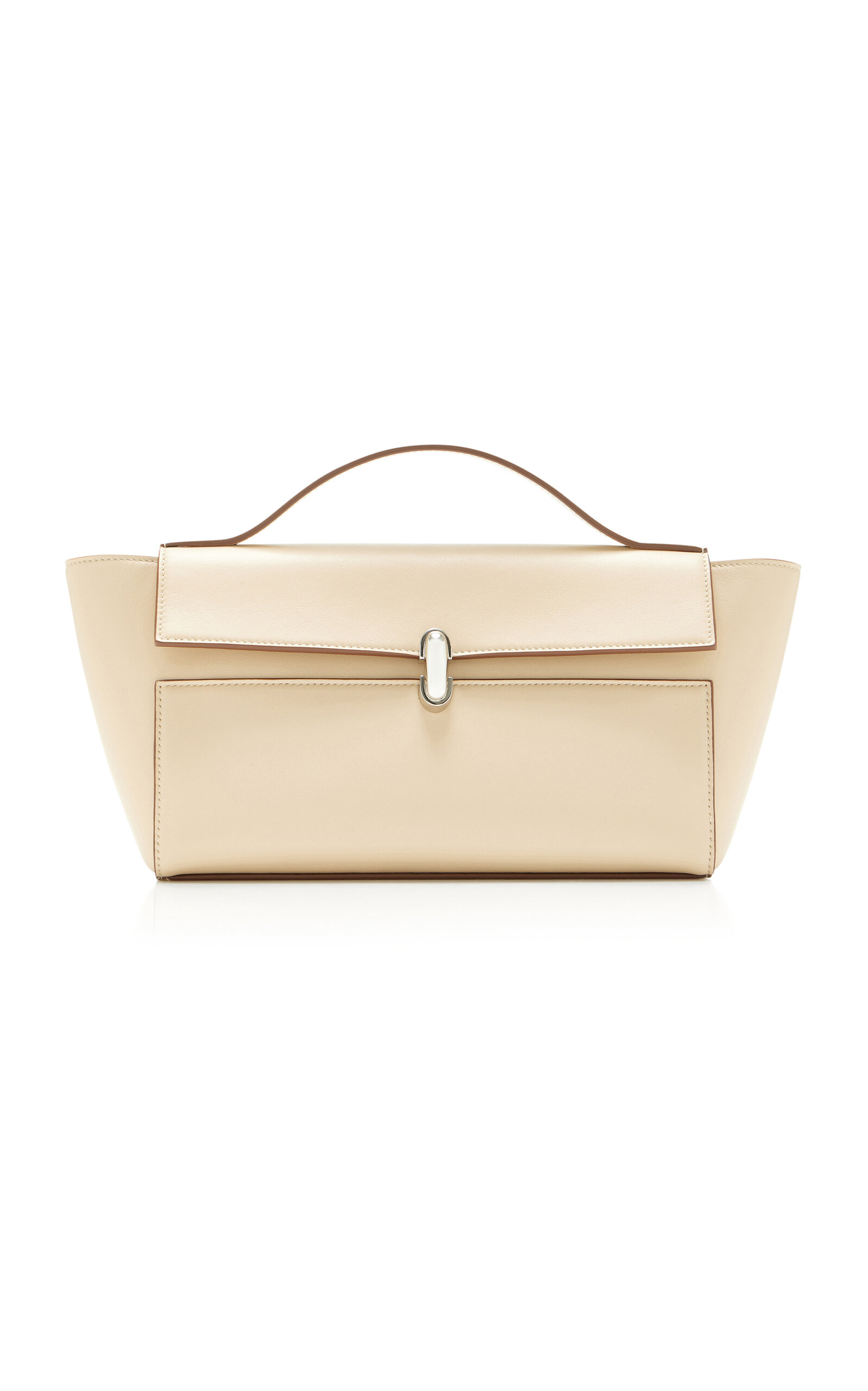 Savette The Trapeze Leather Pochette - Moda Operandi
