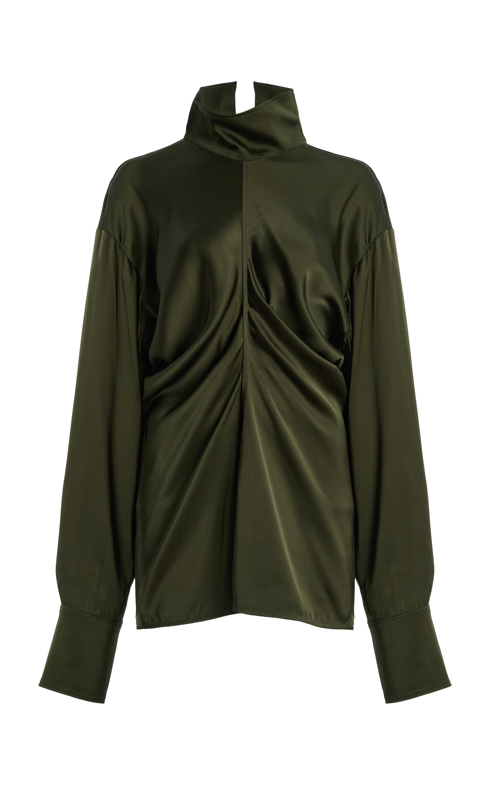 Toteme Slouch Satin Top - Moda Operandi