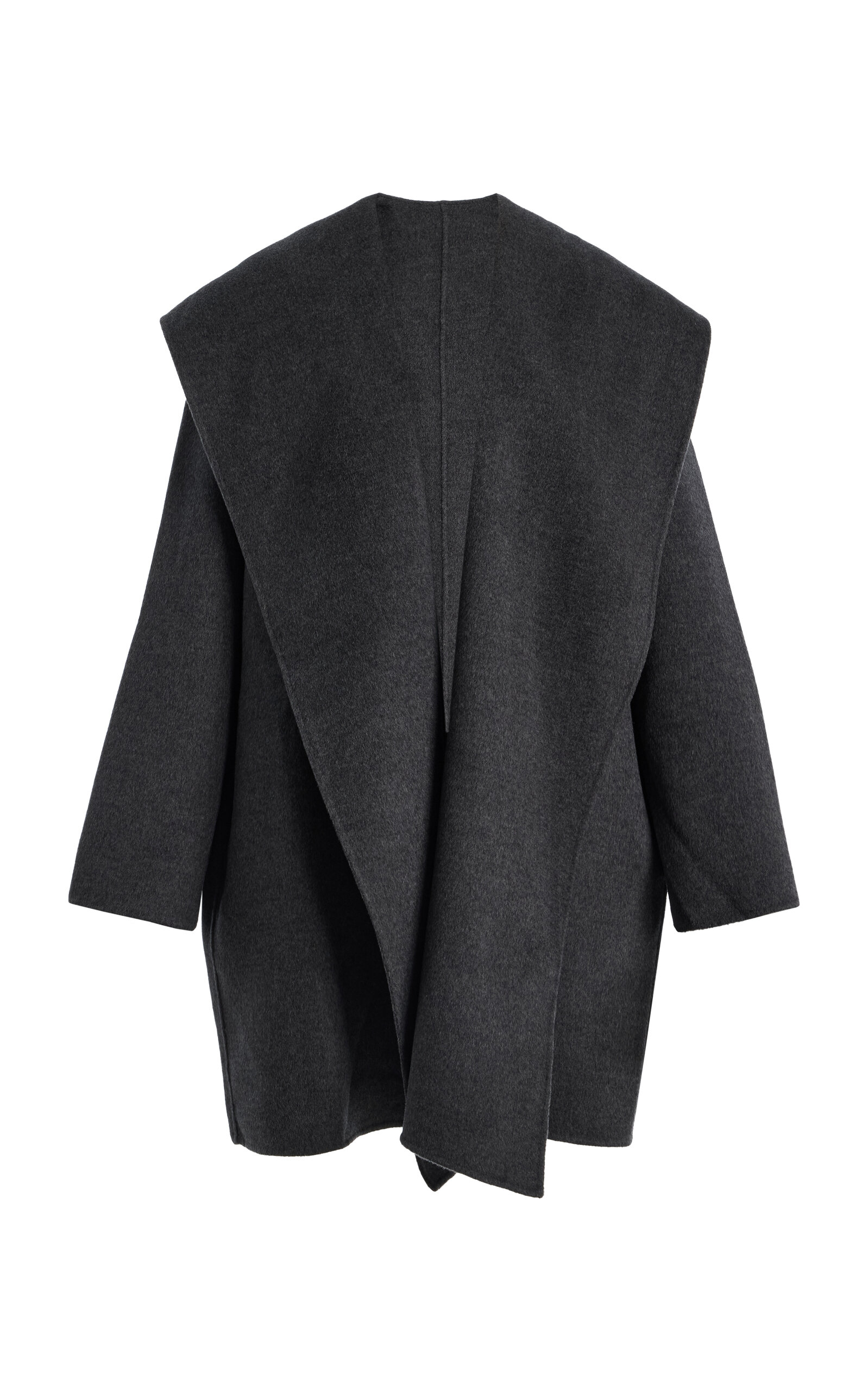 Toteme - Wool Hoodie Coat - Grey - S - Moda Operandi
