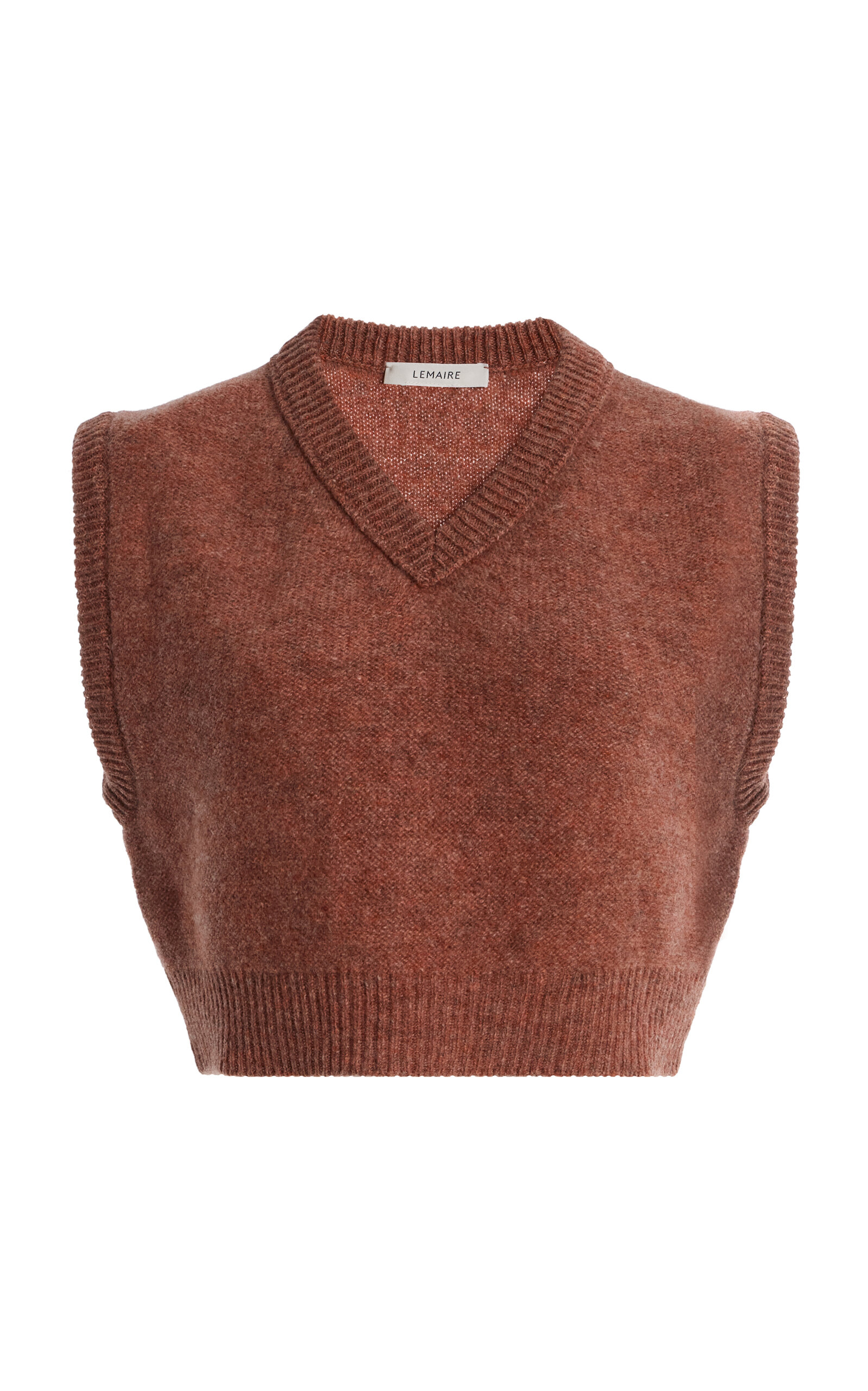 Lemaire V-Neck Wool Sweater Vest - Moda Operandi