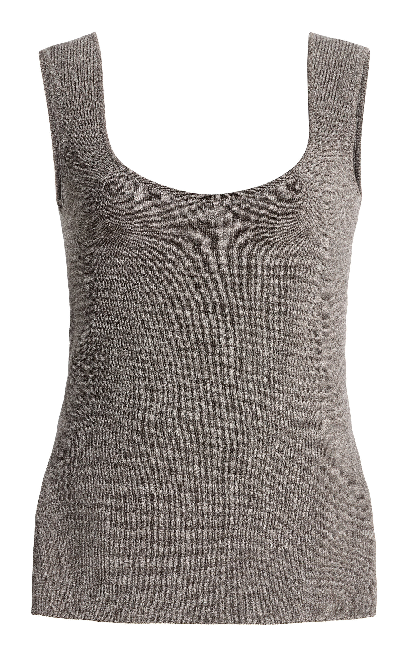 Rohe Róhe Ribbed Wool Tank Top In Gray