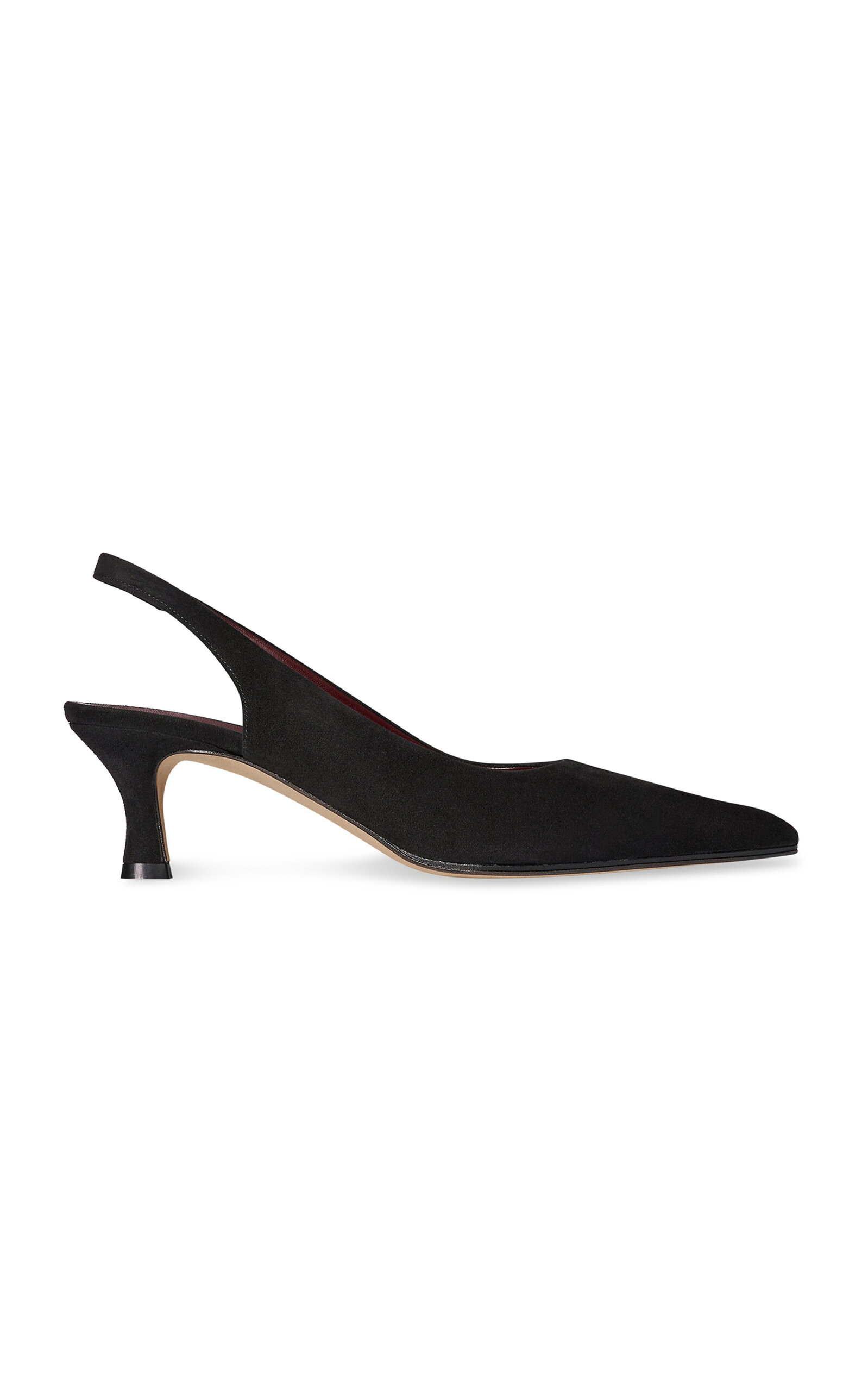 The Row Inez Suede Slingbacks - Moda Operandi