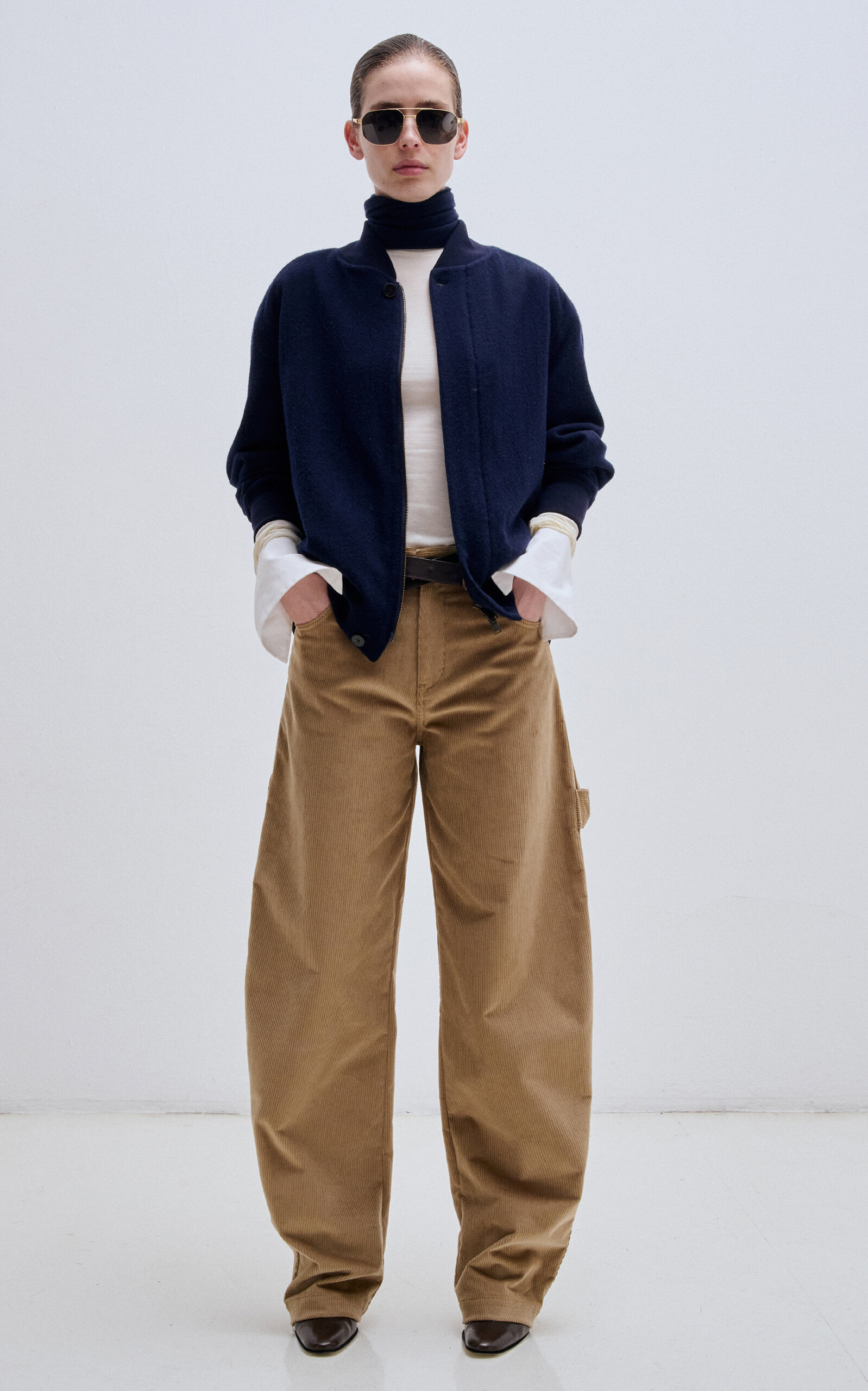 DARKPARK Audrey New Cotton-Blend Barrel-Leg Pants - Moda Operandi