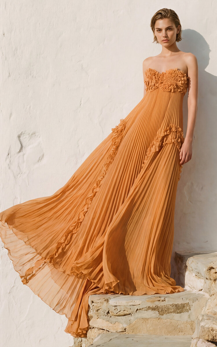 Alexis Odette Chiffon Maxi Dress