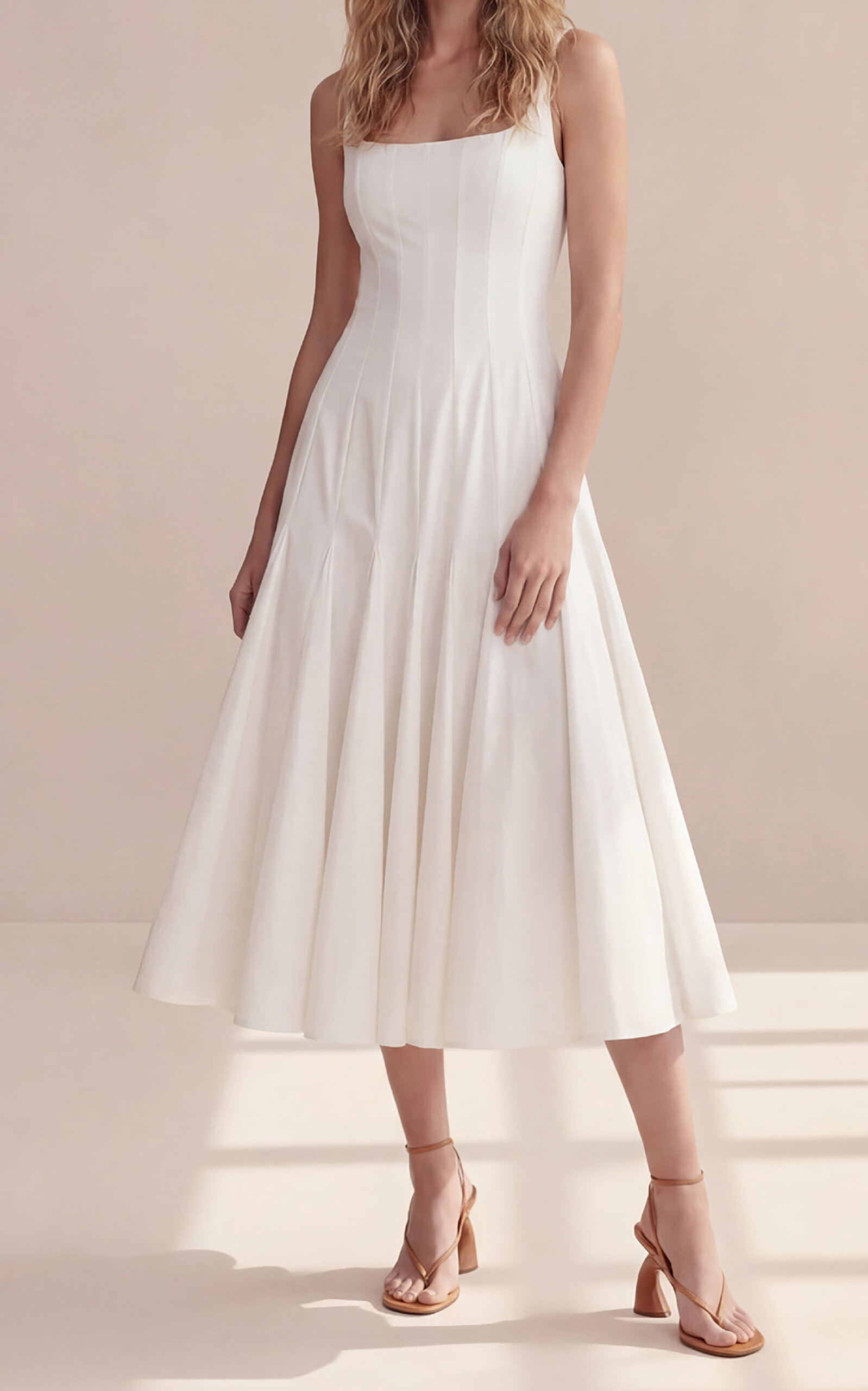 Alexis Nereida Cotton-Blend Midi Dress