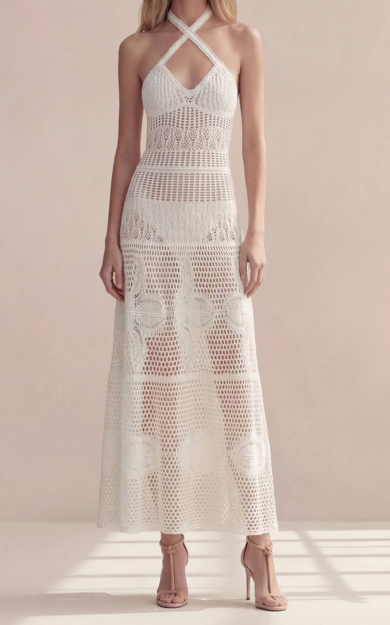 Alexis Calinda Cotton-Blend Maxi Dress