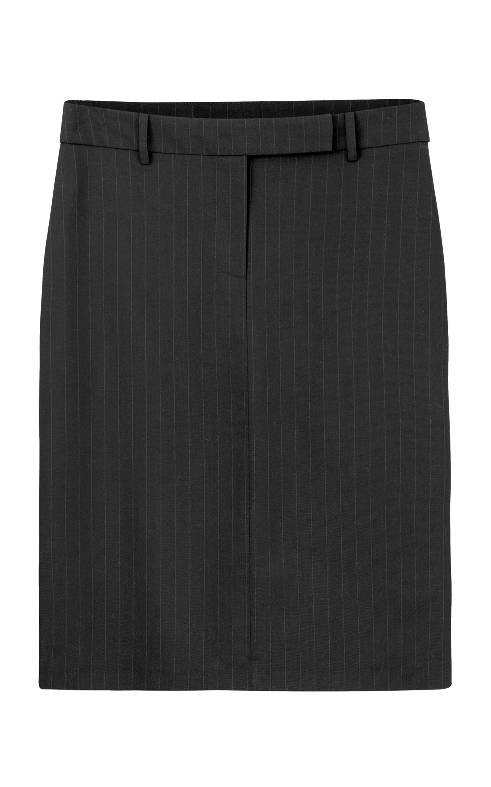 Alfie Erin Striped Wool Midi Skirt