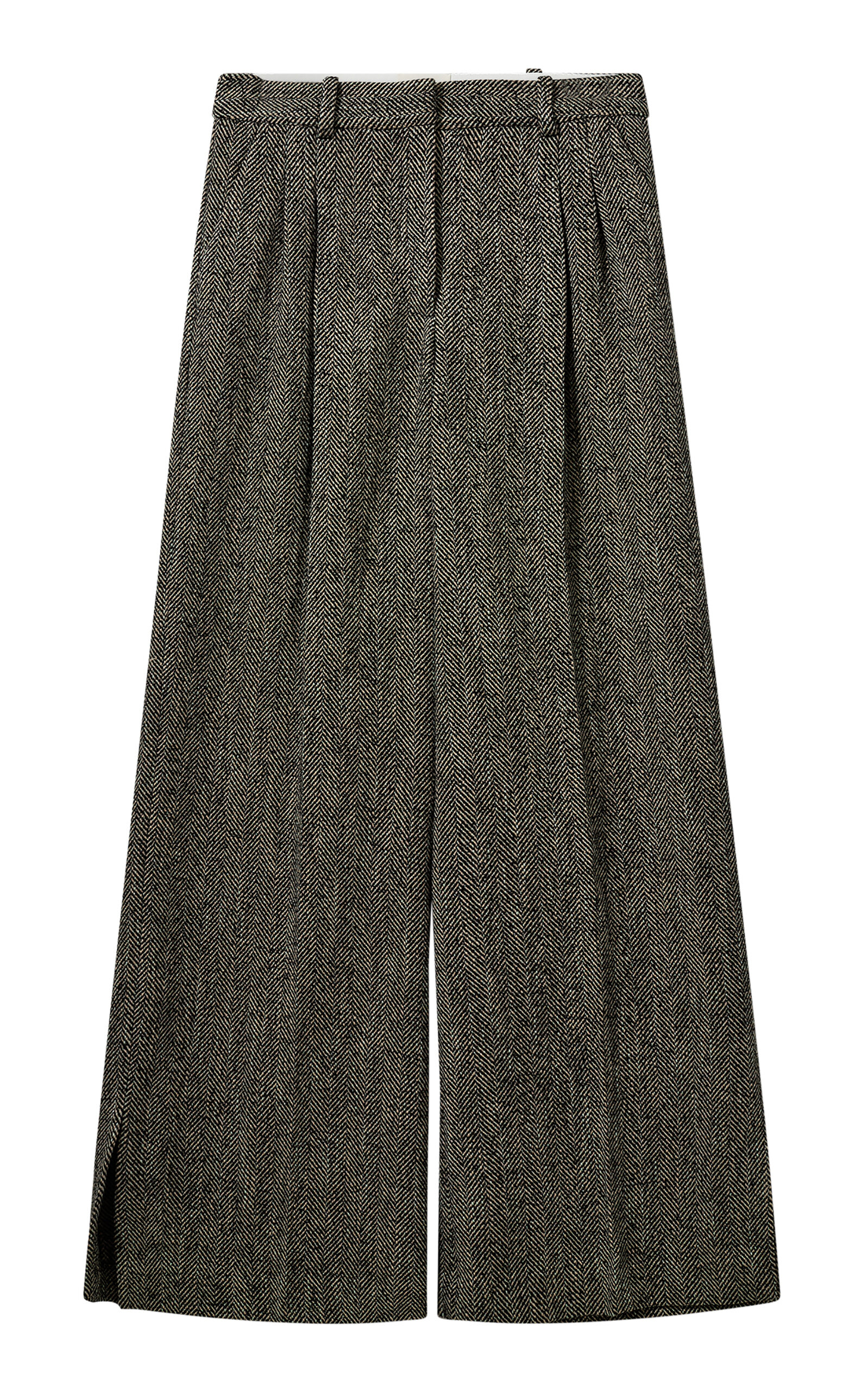 THE GARMENT York Herringbone Wide-Leg Pants