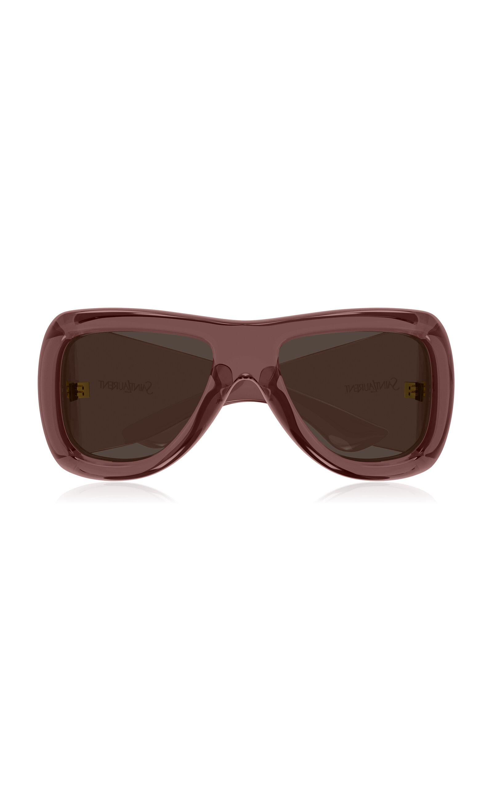 Saint Laurent Howl Mask-Frame Acetate Sunglasses - Moda Operandi