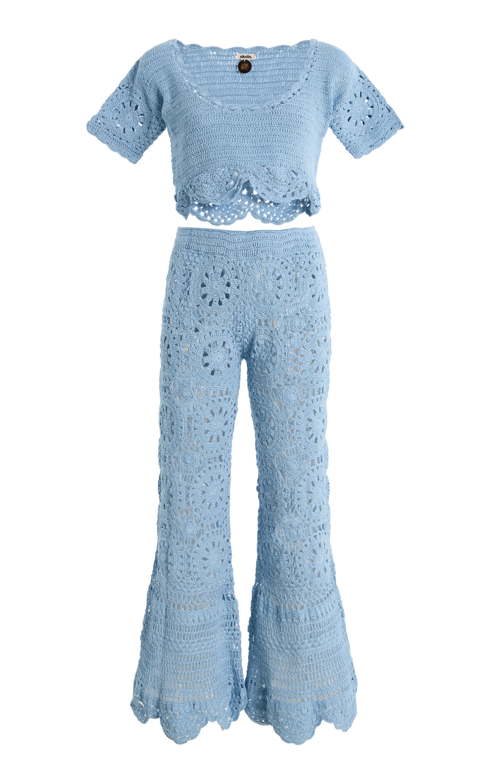 Akoia Swim Exclusive Bunga Cotton Top and Pants Set