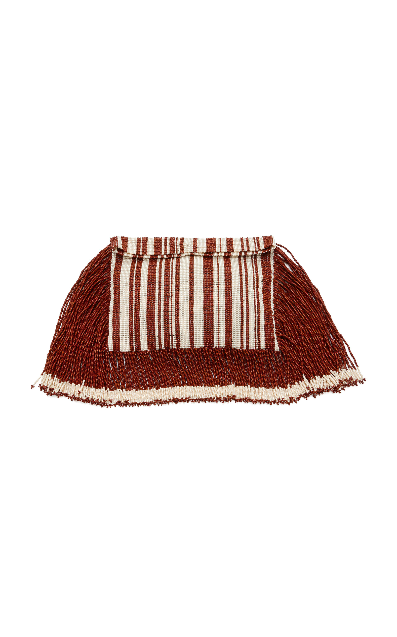Pura Utz Exclusive La Isla Tassel Beaded Clutch - Moda Operandi