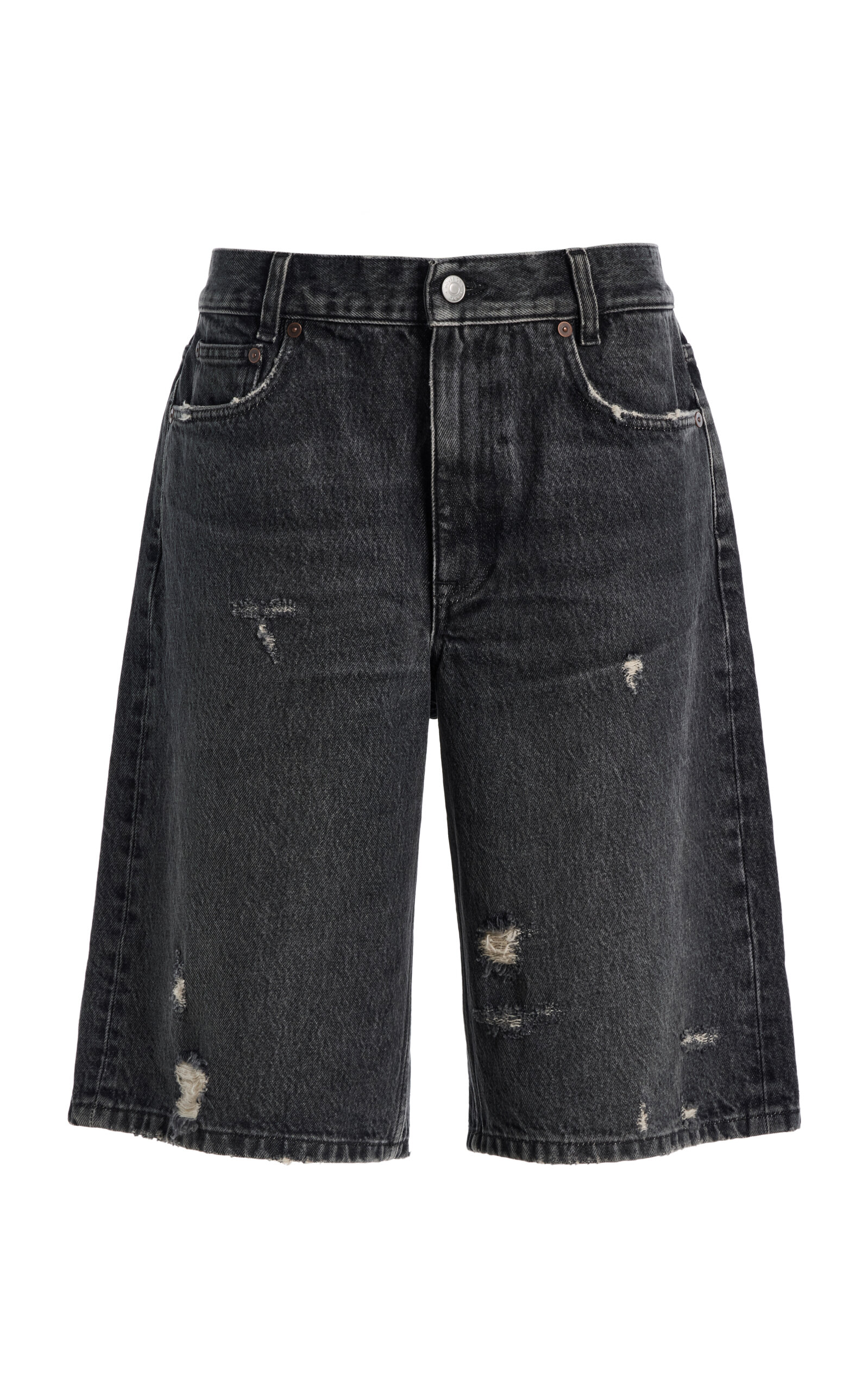 House of Dagmar High-Rise Denim Shorts | Thumbnail 7