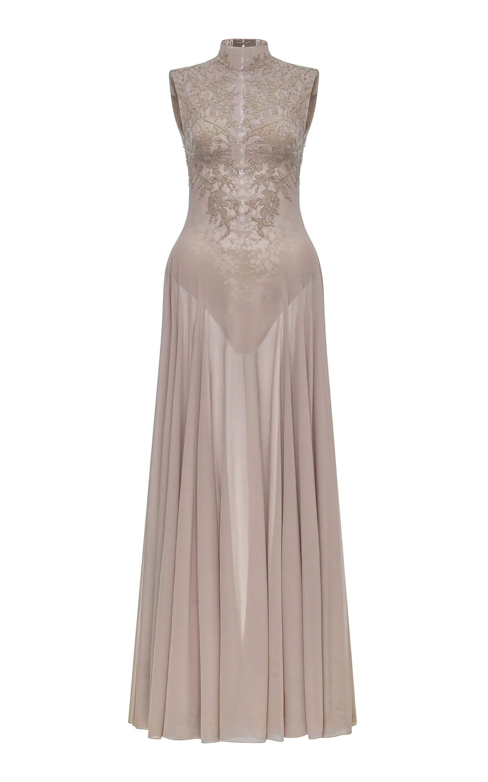 MONTSAND Sleeveless Jacquard Maxi Dress | Thumbnail 2