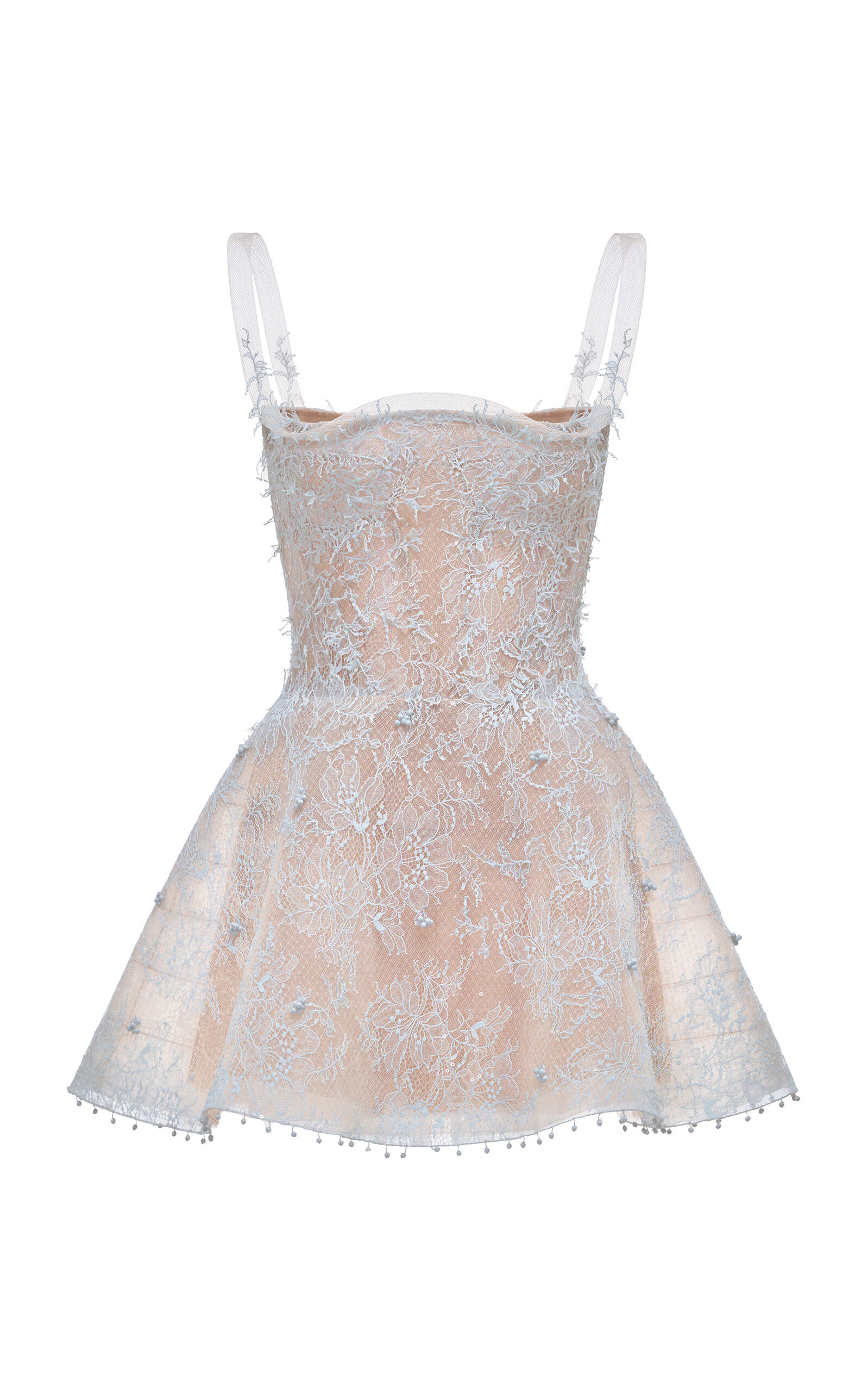 MONTSAND Straight-Neck Skater Mini Dress | Thumbnail 3
