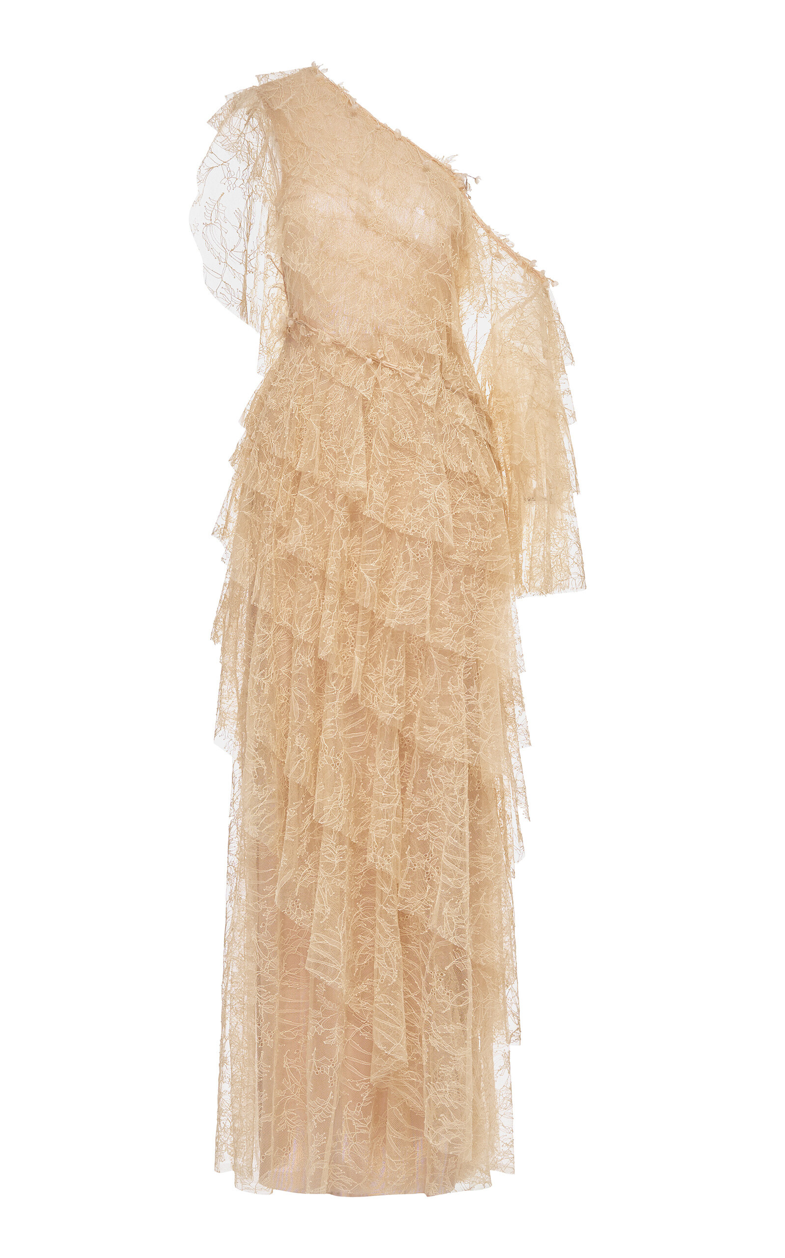 MONTSAND Lace Tiered Asymmetrical Maxi Dress | Thumbnail 2 MONTSAND Lace Tiered Asymmetrical Maxi Dress | Thumbnail 2