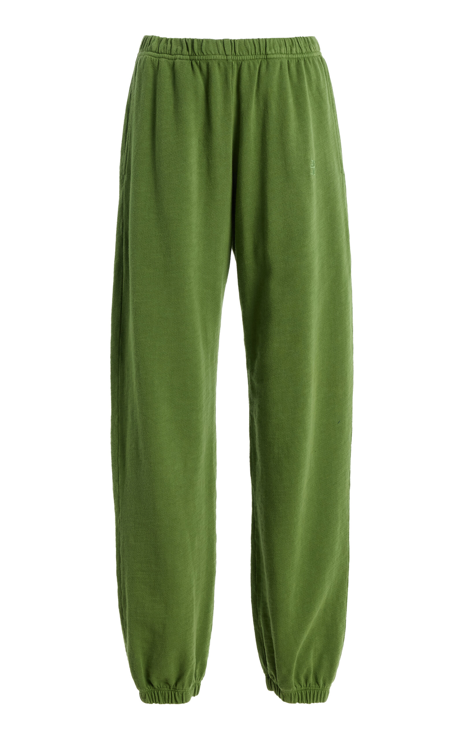 Éterne Cotton Boyfriend Pocket Sweatpants In Green