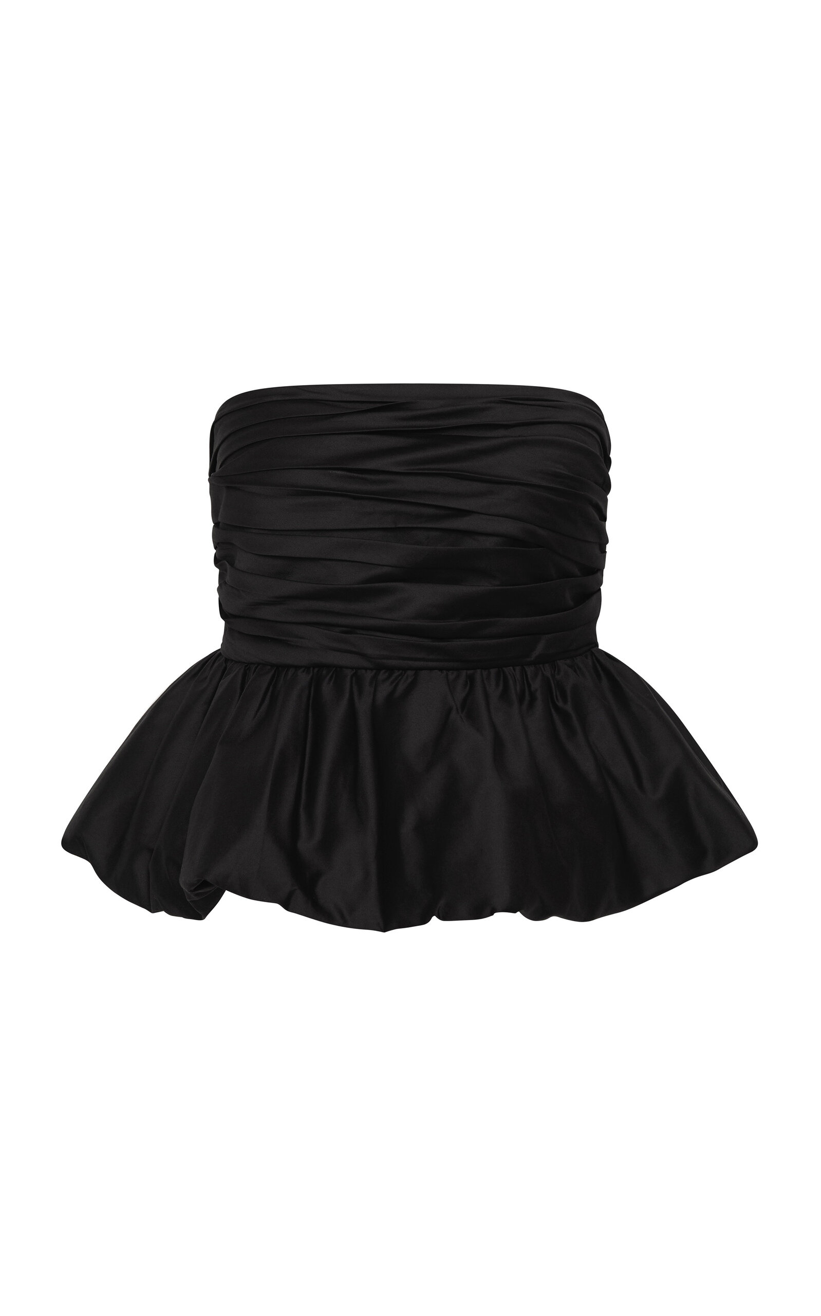 ROAME Hazel Strapless  Cotton Peplum Top | Thumbnail 2