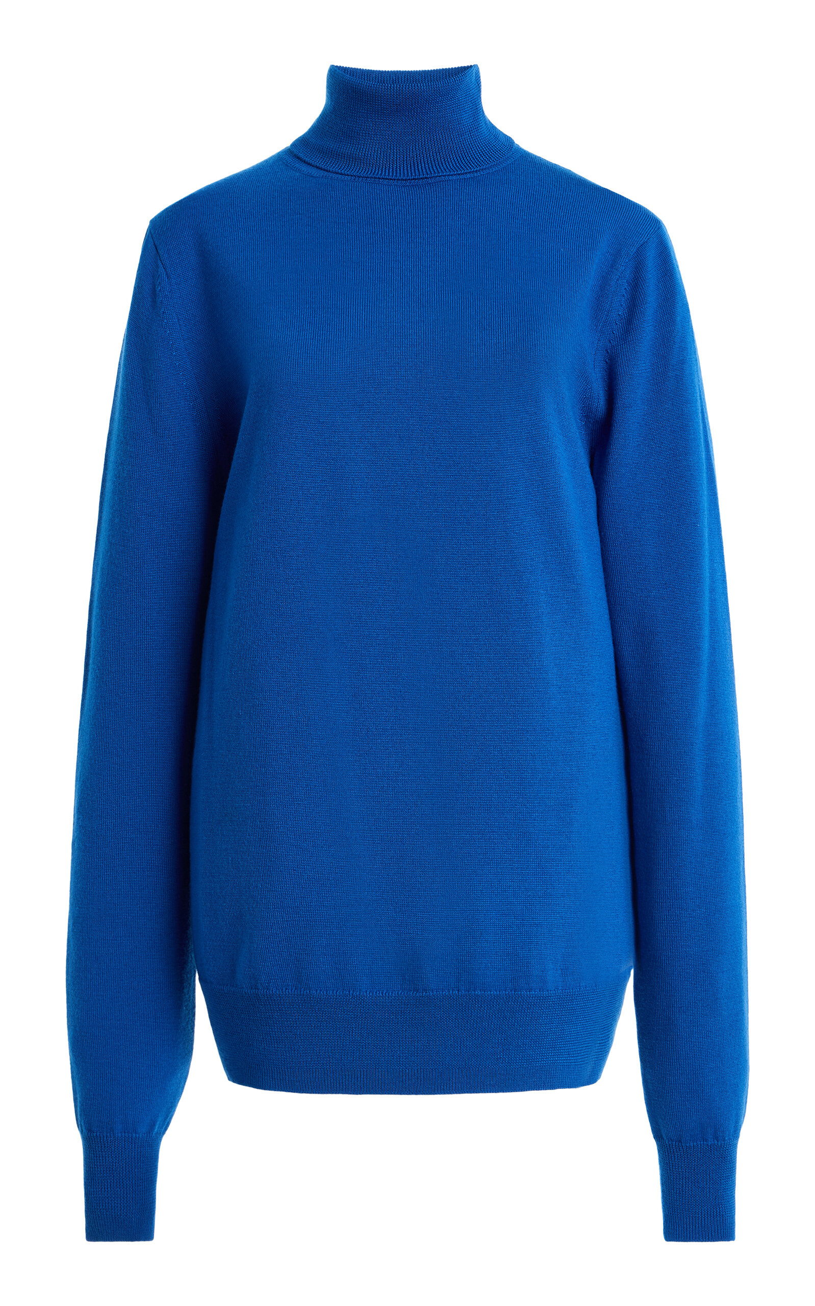 The Frankie Shop - Eve Thin Wool Turtleneck Sweater - Blue - XS - Moda Operandi