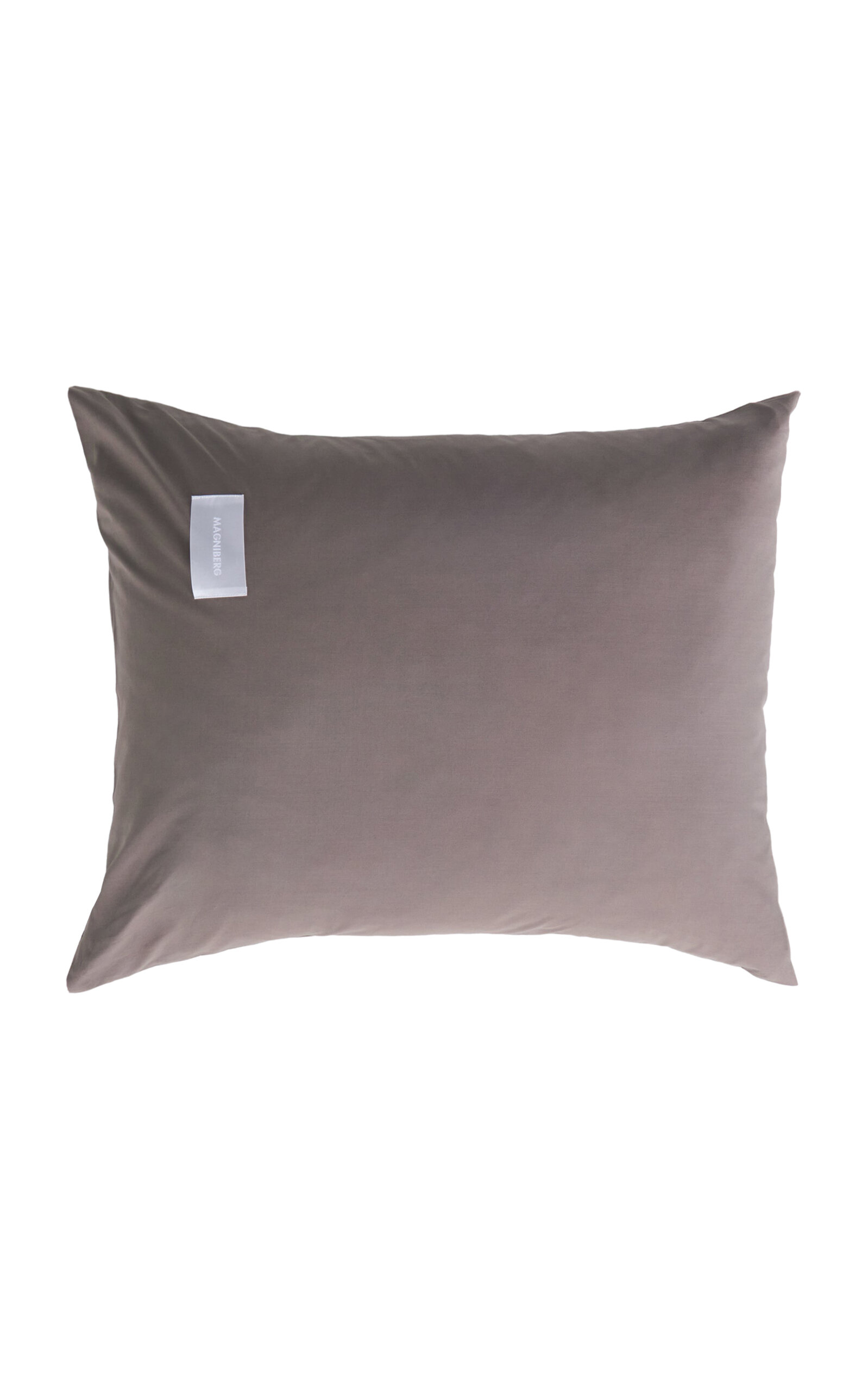 Magniberg Pure Standard Pima Cotton Pillow Case In Brown