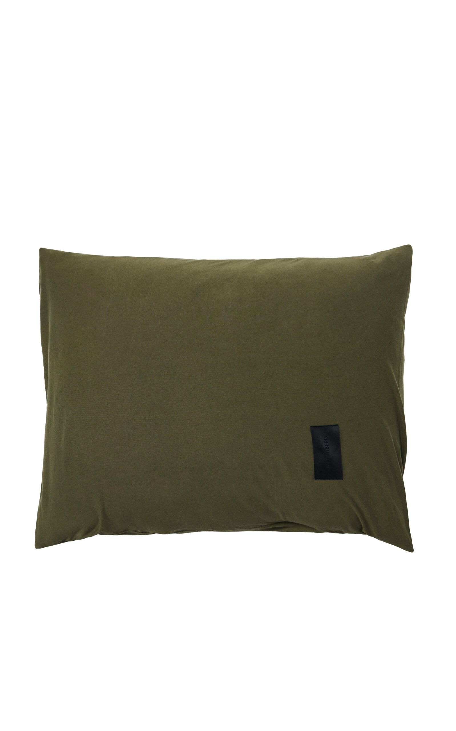 Magniberg Pure Standard Pima Cotton Pillow Case In Green