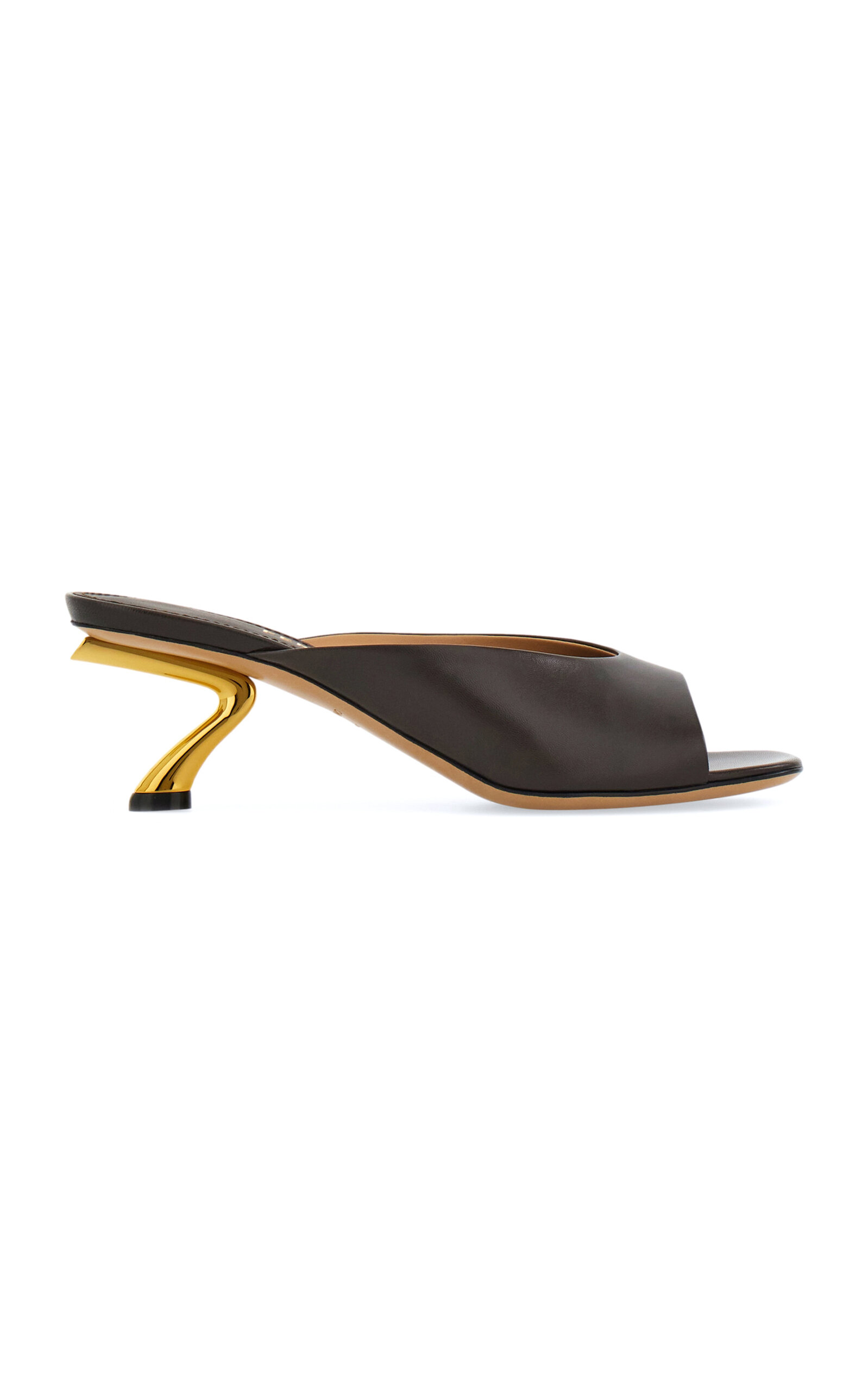 Ferragamo Igea Leather Mules - Moda Operandi