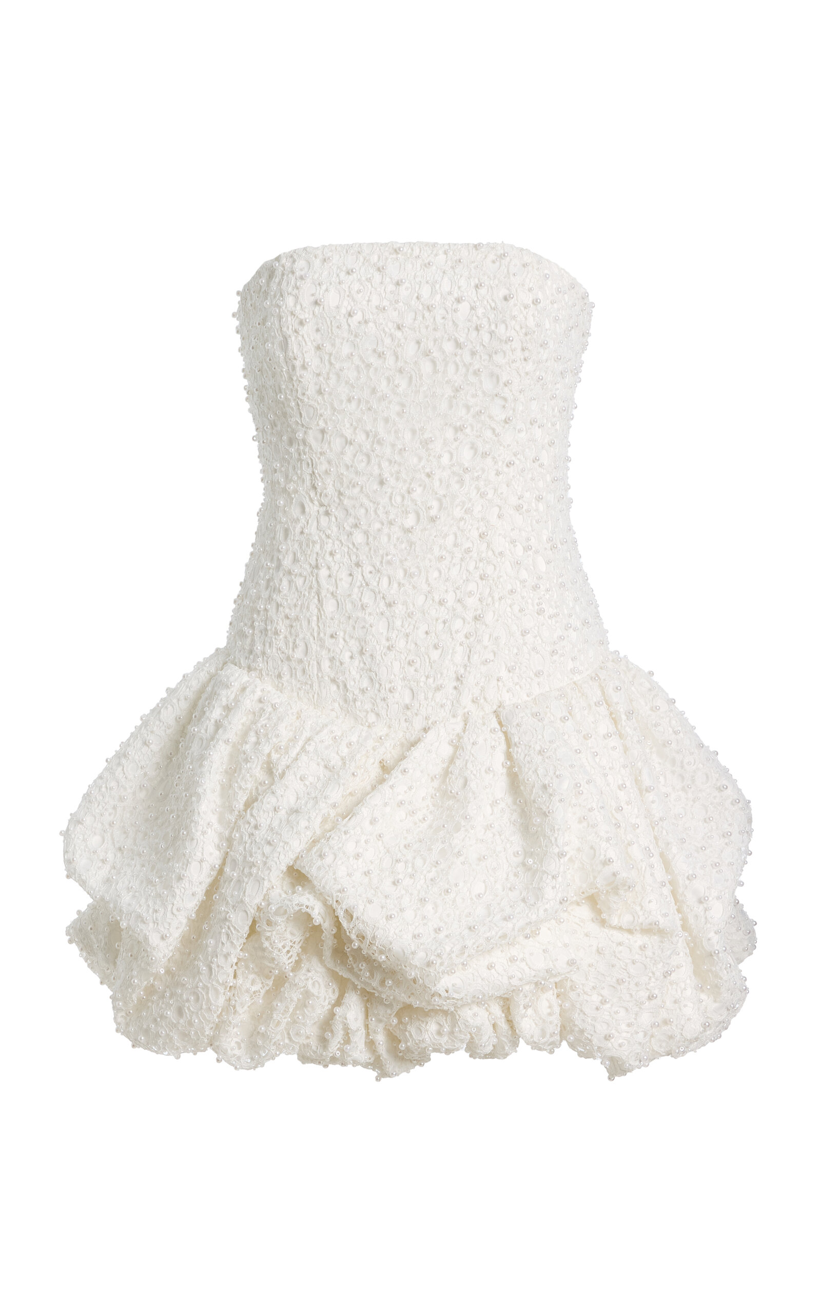 Aje Juniper Pearl-Embellished Lace Bubble Mini Dress | Thumbnail 7 Aje Juniper Pearl-Embellished Lace Bubble Mini Dress | Thumbnail 7