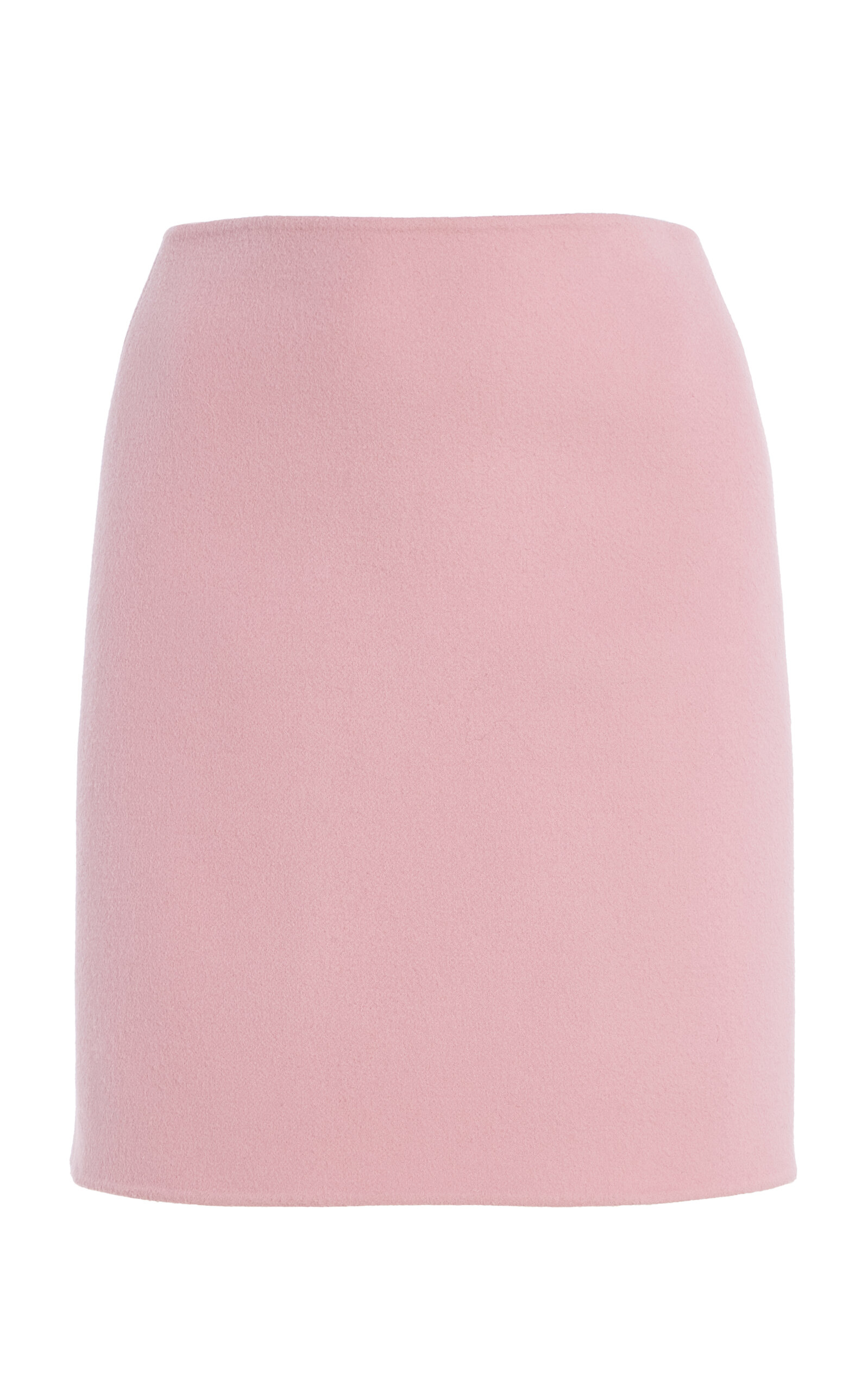 Oscar de la Renta - Double-Face Virgin-Wool Mini Skirt - Pink - US 0 - Moda Operandi