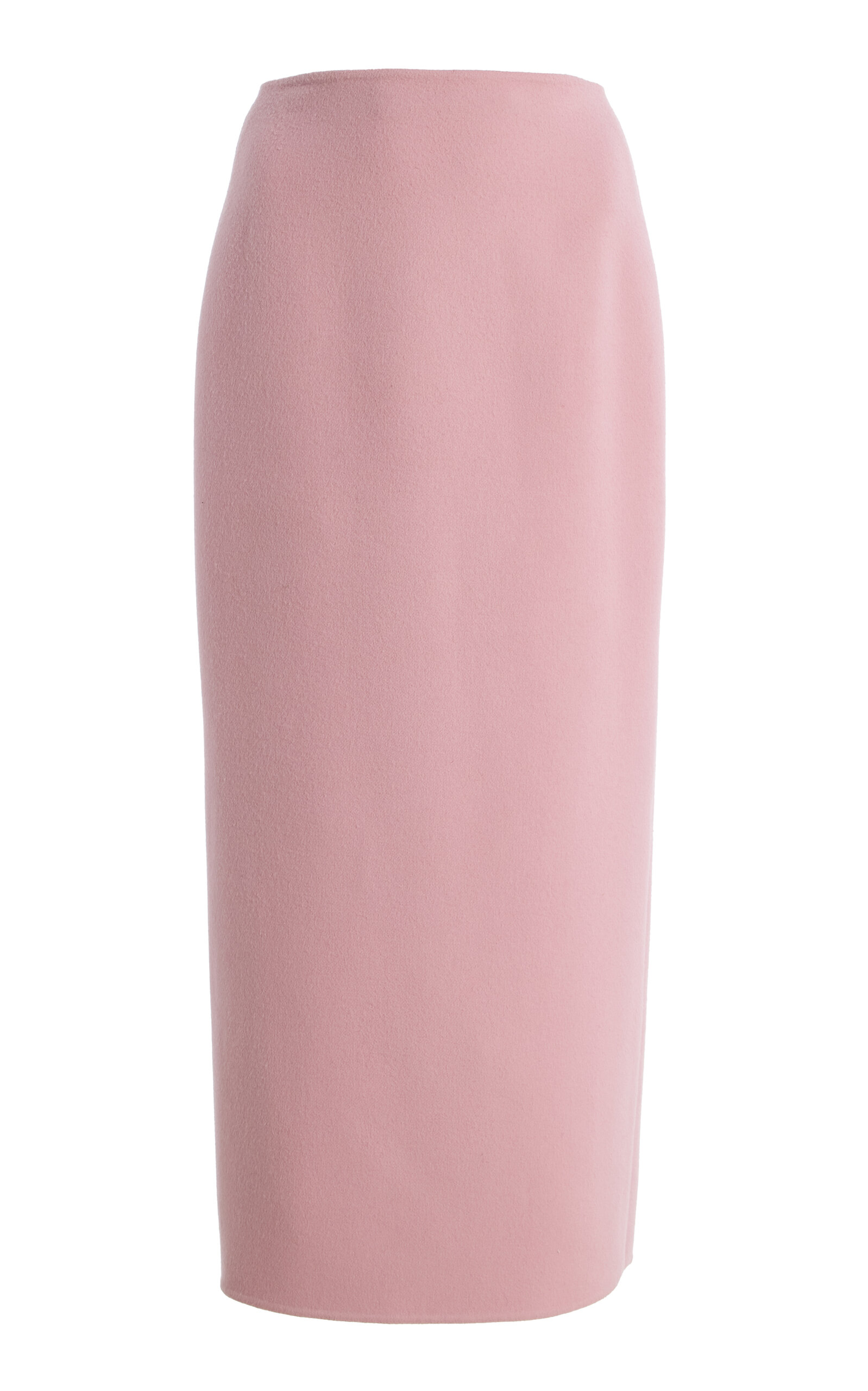 Oscar de la Renta - Mid-Rise Double-Face Virgin-Wool Midi Pencil Skirt - Pink - US 8 - Moda Operandi
