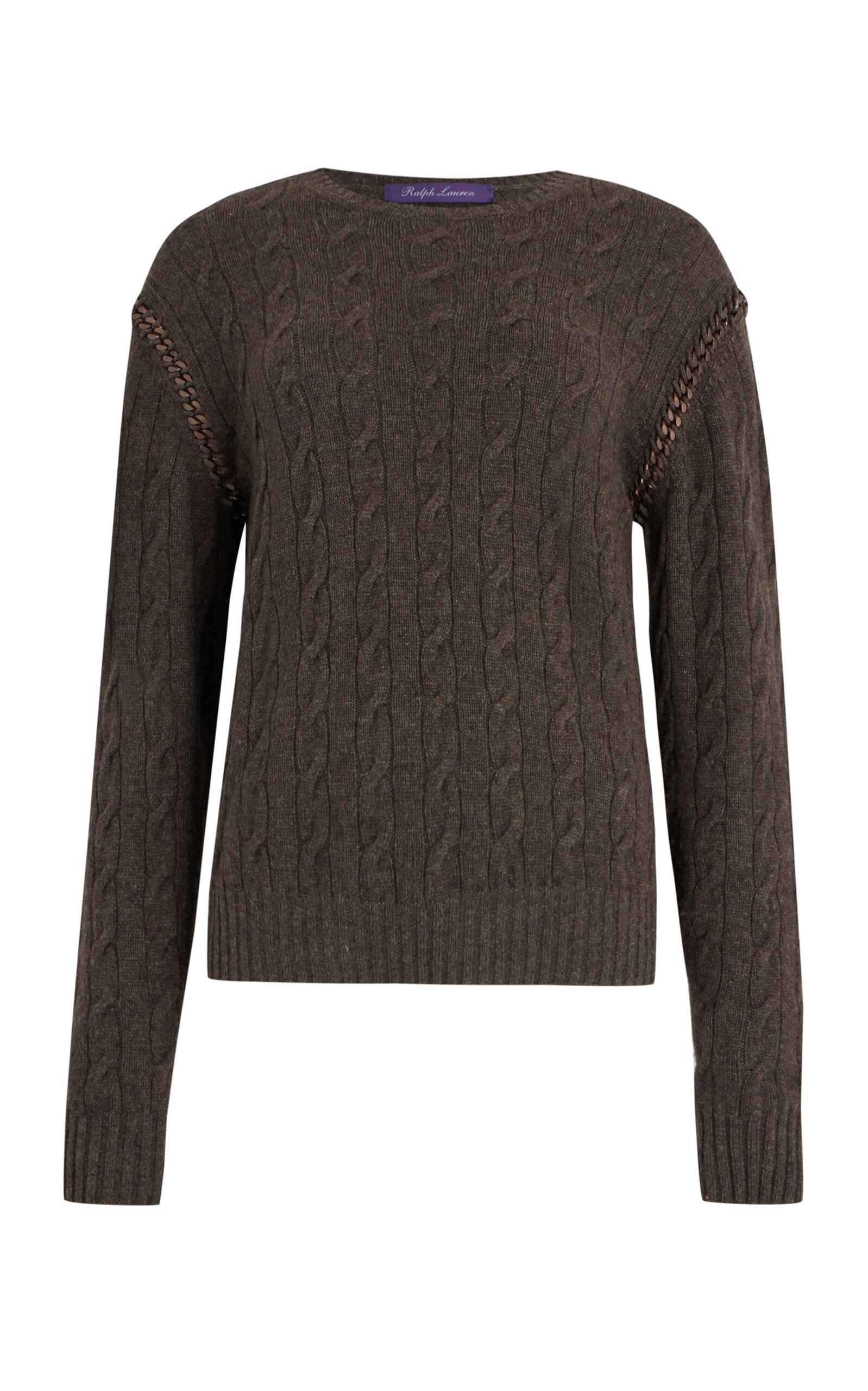 Ralph Lauren Cable-Knit Cashmere Sweater - Moda Operandi