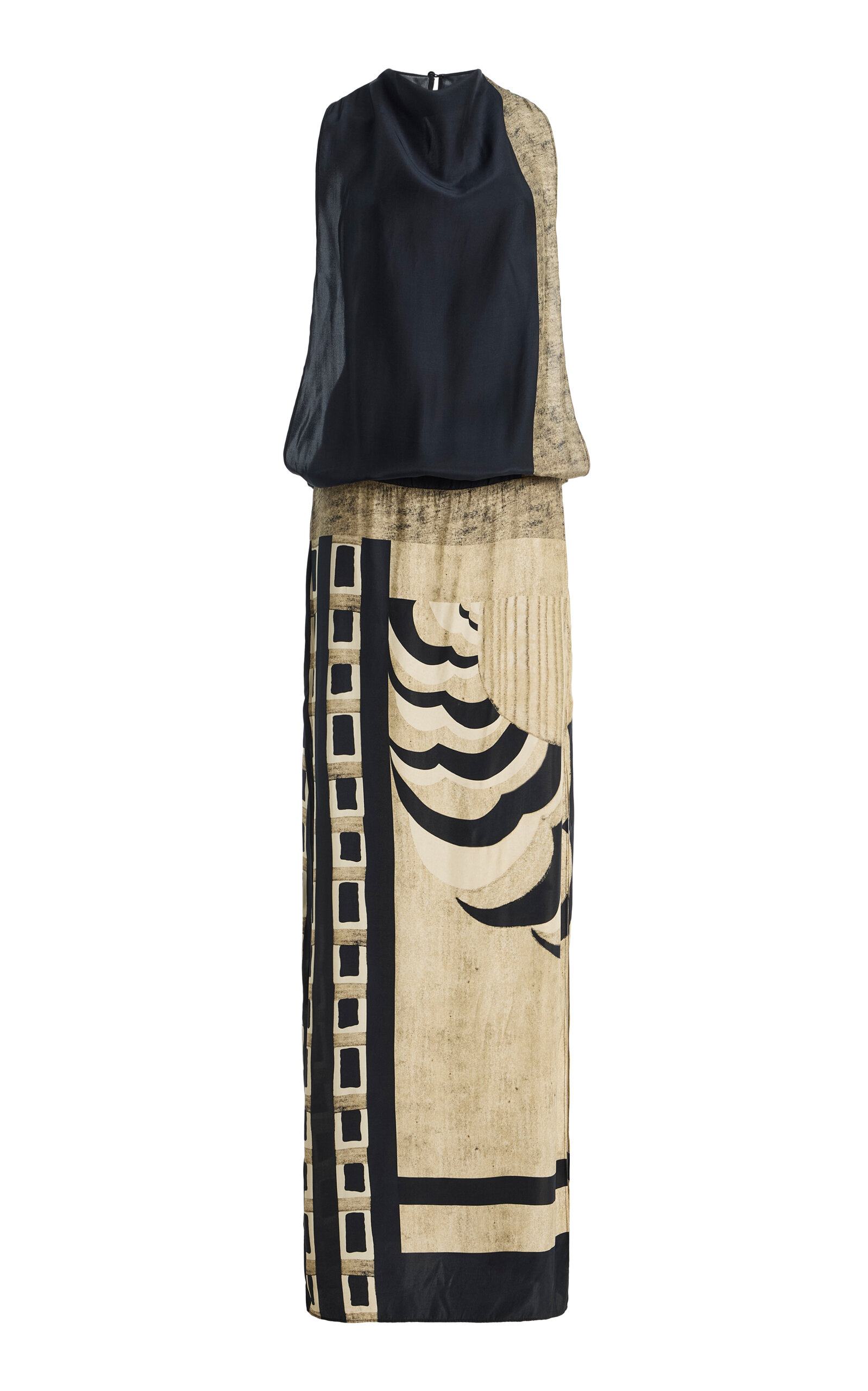 SIR. Sona Printed Silk Maxi Dress - Moda Operandi