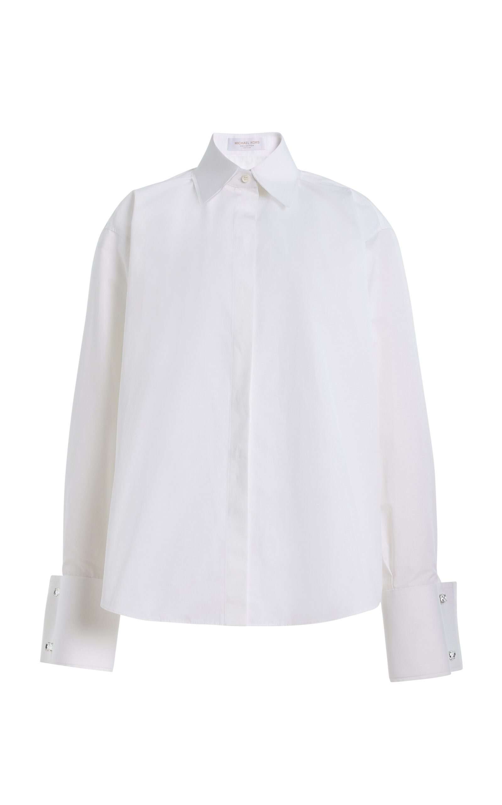 Michael Kors Collection Frayed Cotton Button-Down Shirt - Moda Operandi