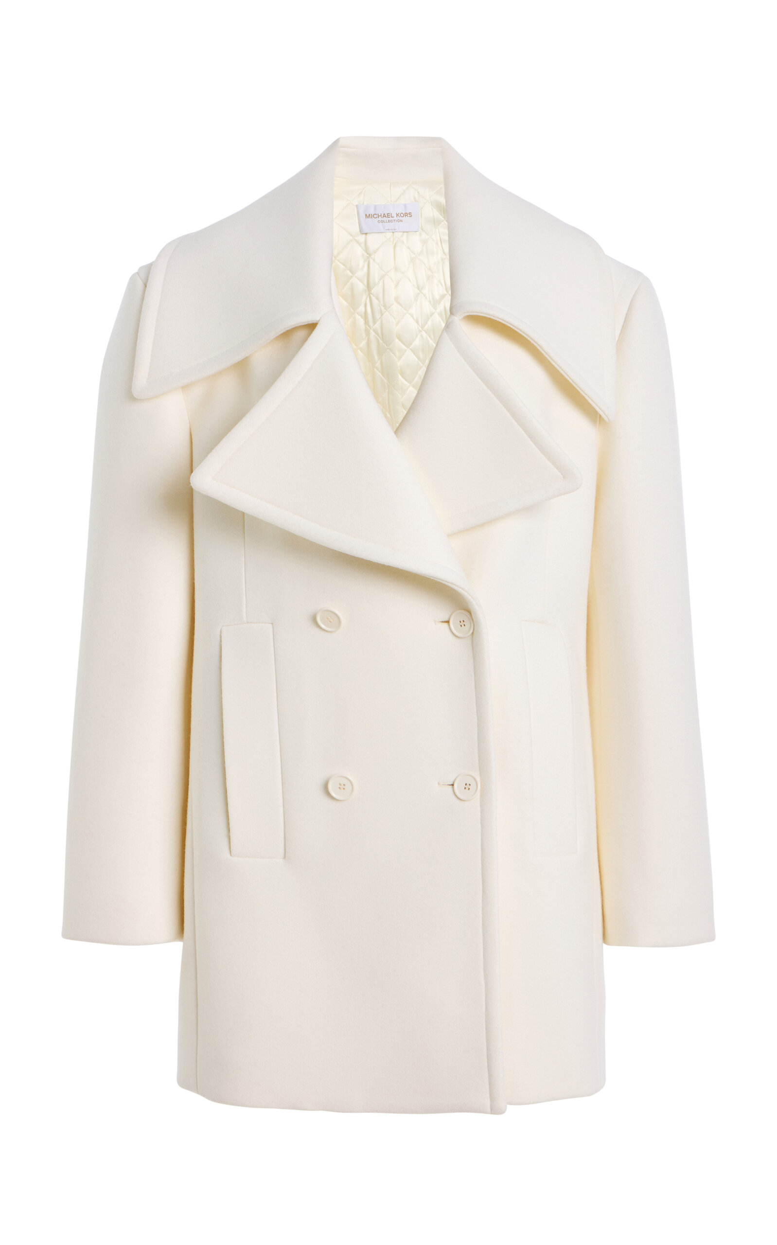 Michael Kors Collection Double-Breasted Virgin-Wool Peacoat - Moda Operandi