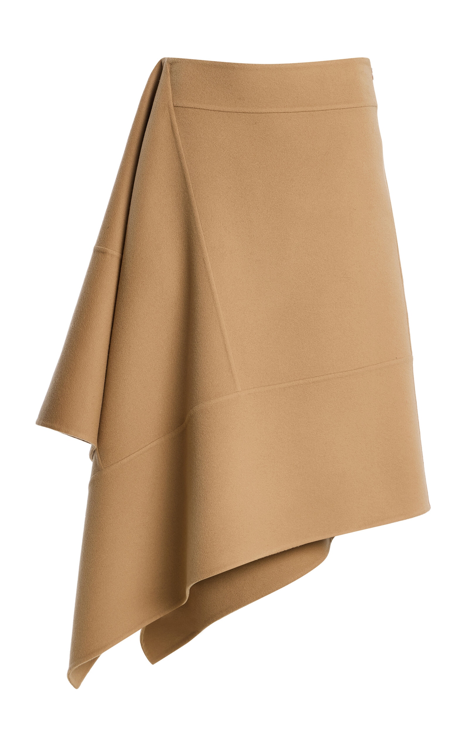 Michael Kors Collection Asymmetric Virgin-Wool Midi Skirt - Moda Operandi