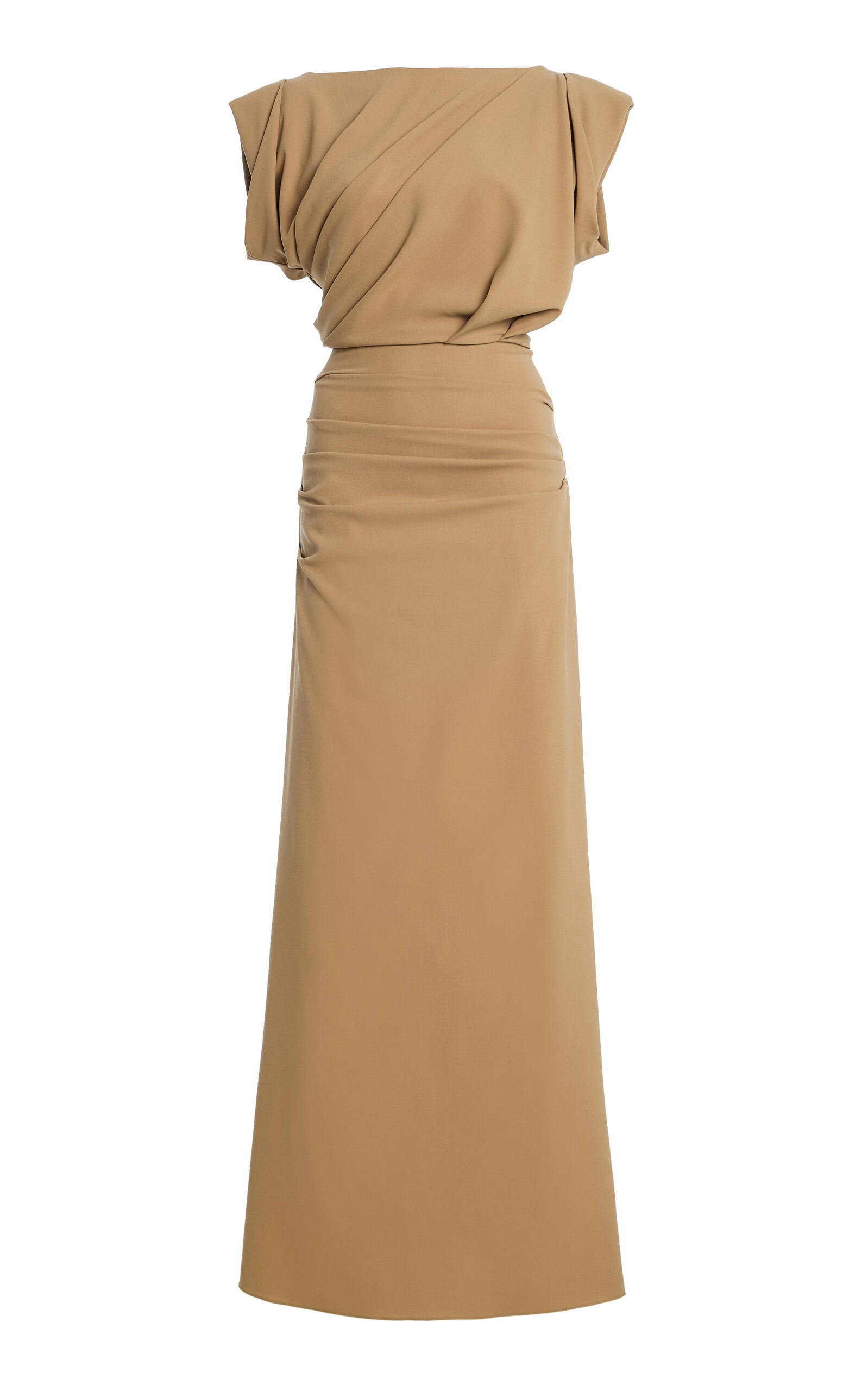 Michael Kors Collection Draped Wool-Blend Maxi Dress - Moda Operandi