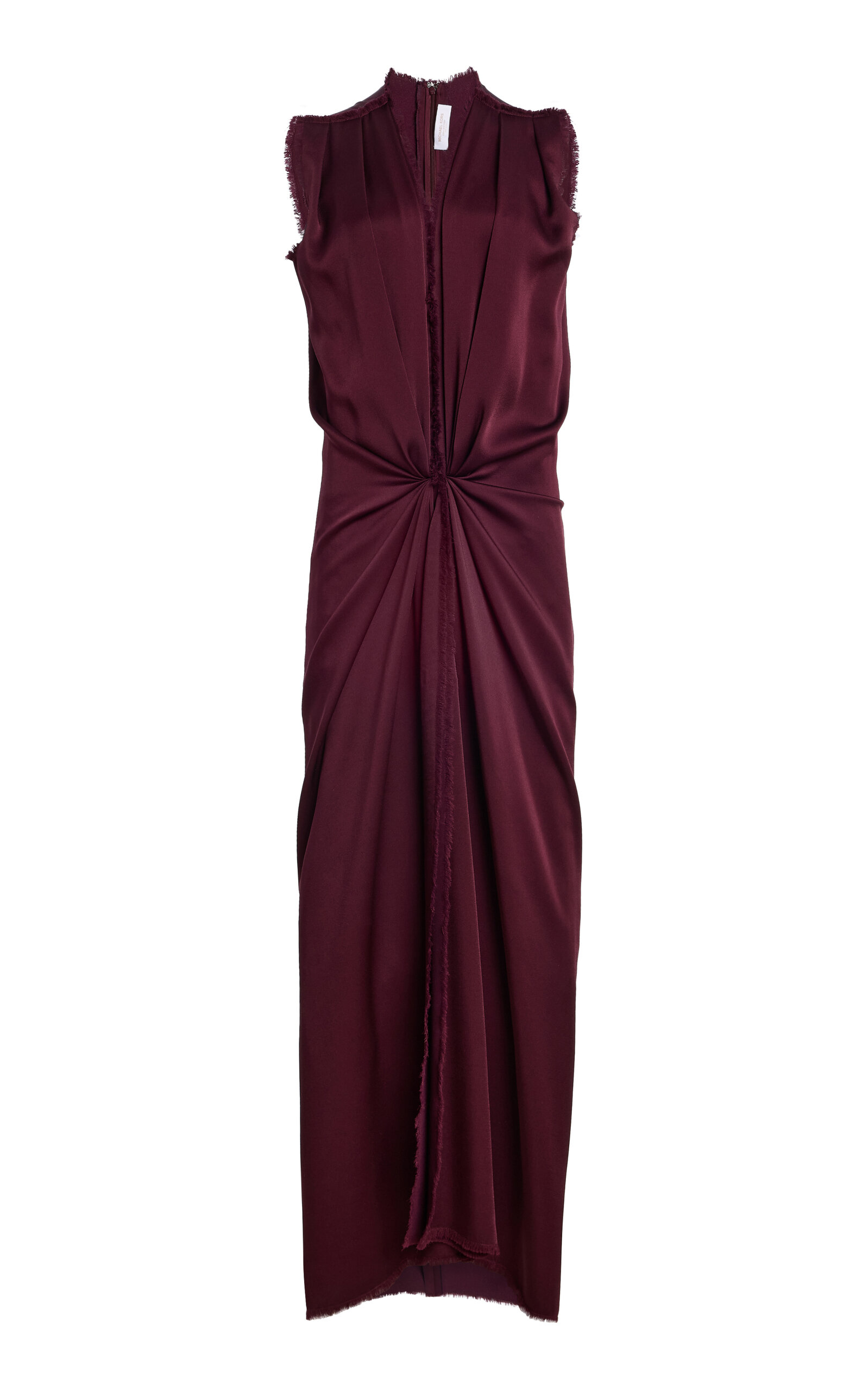 Michael Kors Collection Draped Column Satin Gown - Moda Operandi