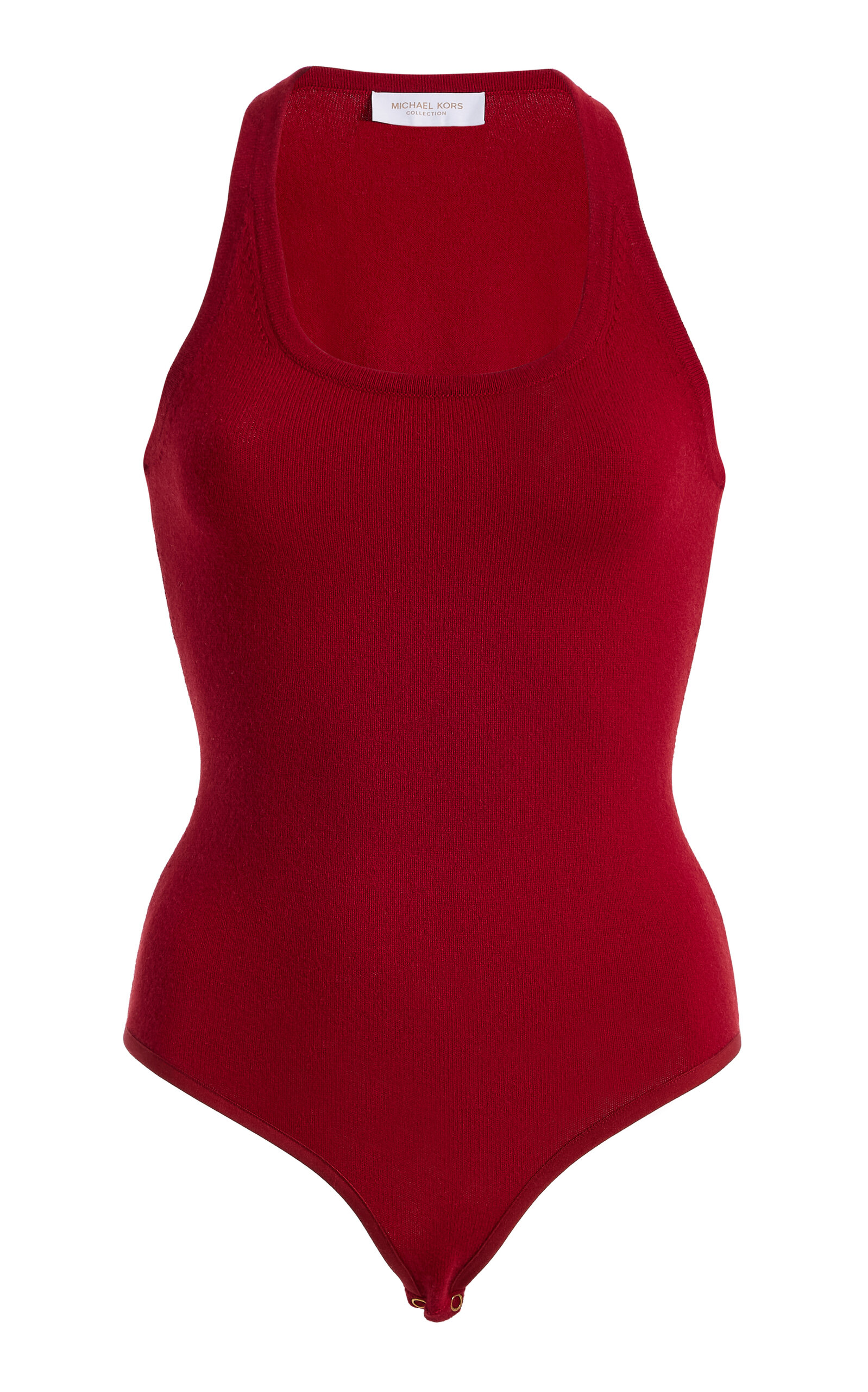 Michael Kors Collection Scoop-Neck Cashmere-Blend Bodysuit - Moda Operandi