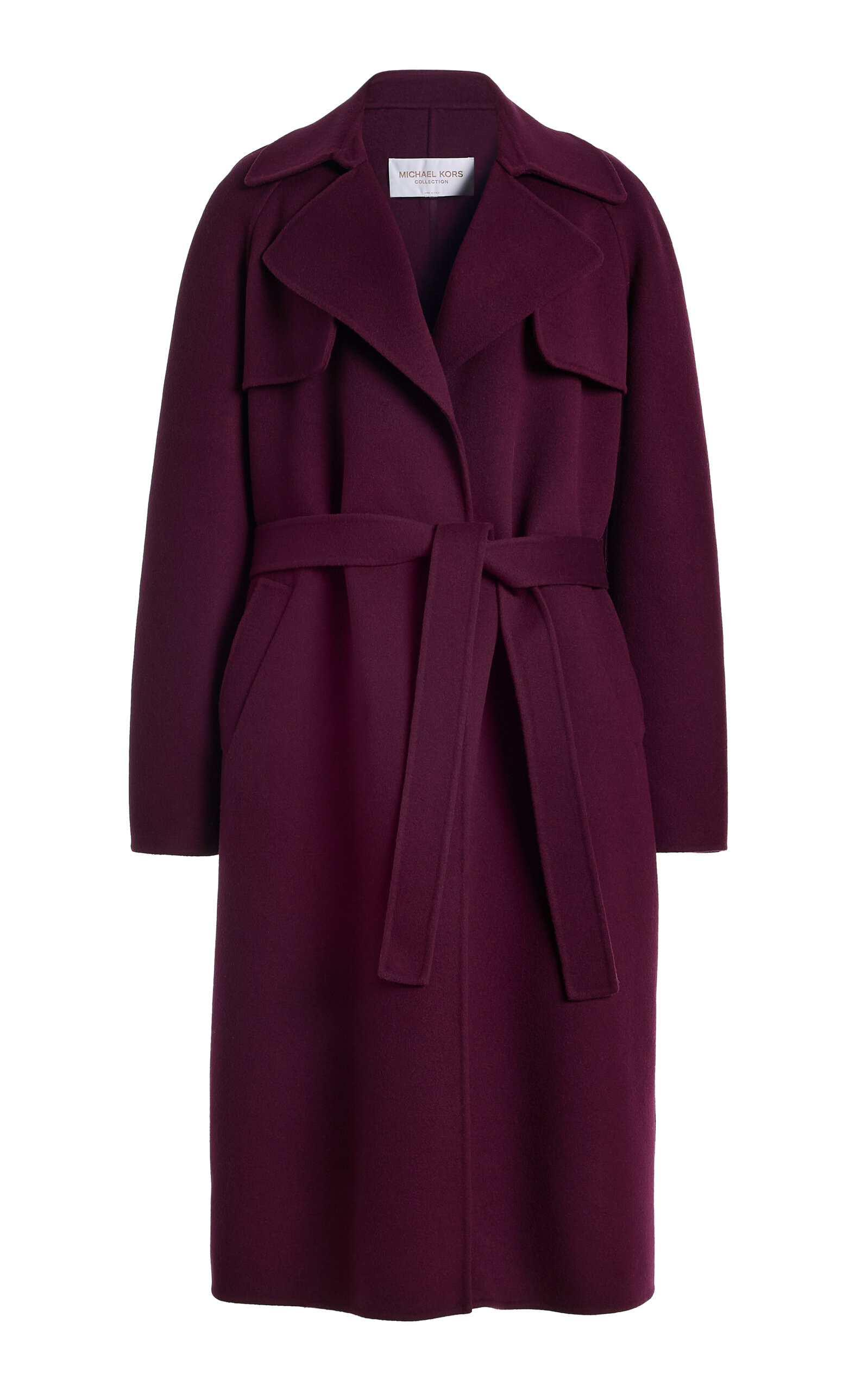 Michael Kors Collection Belted Virgin-Wool Trench Coat - Moda Operandi