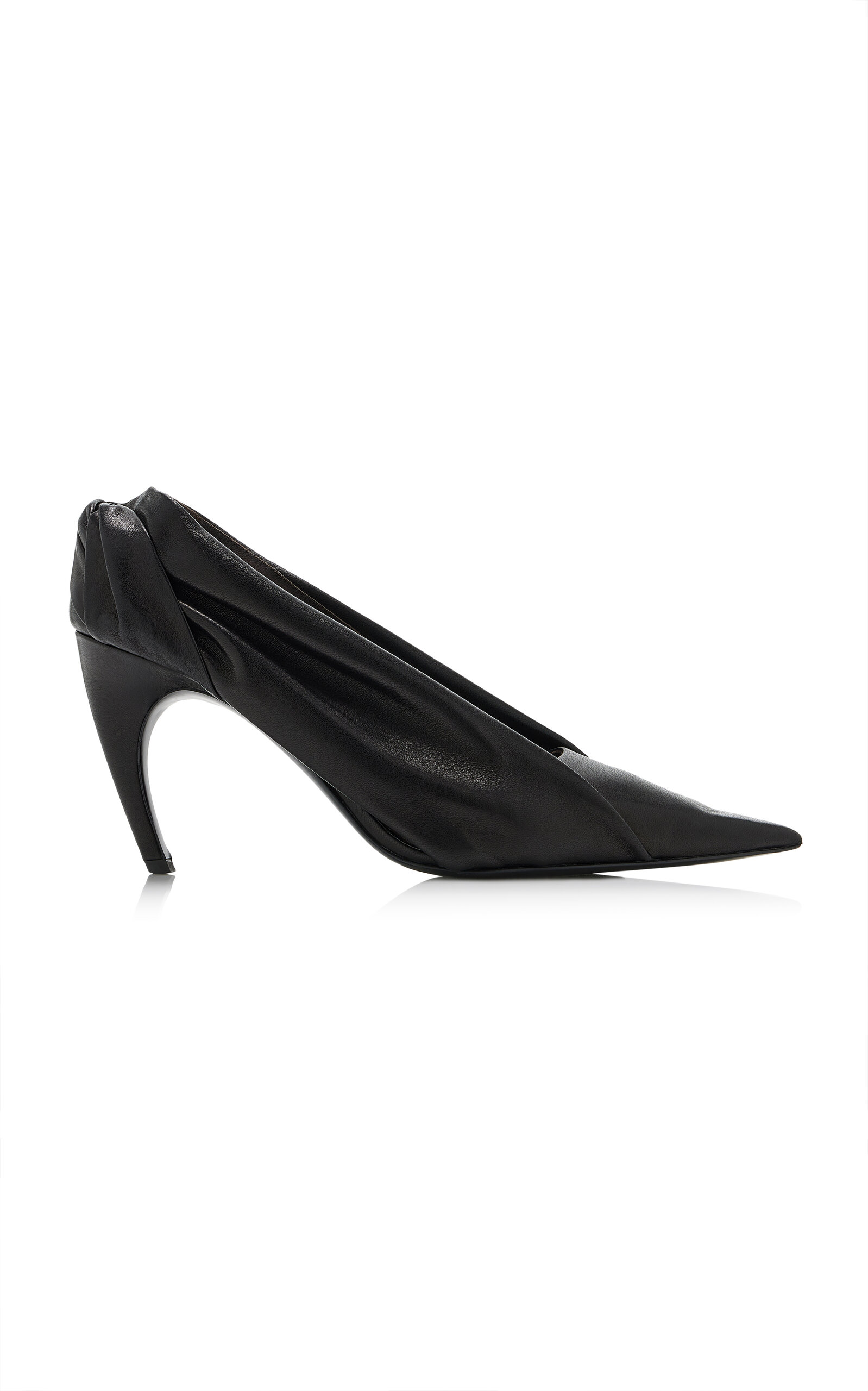 Khaite Eve Leather Pumps - Moda Operandi