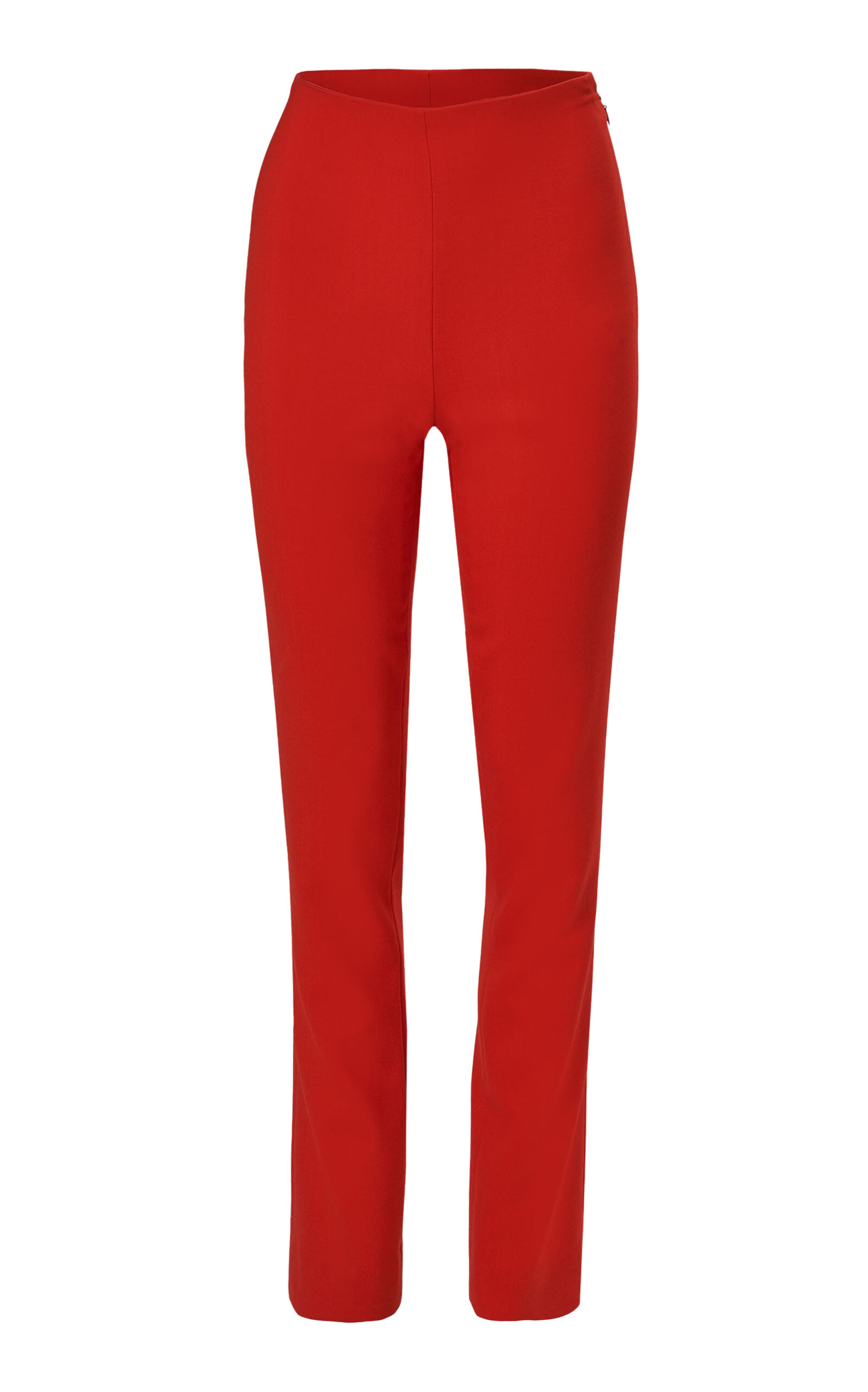 Carolina Herrera - Tailored Wool-Blend Cigarette Pants - Black - US 14 - Moda Operandi