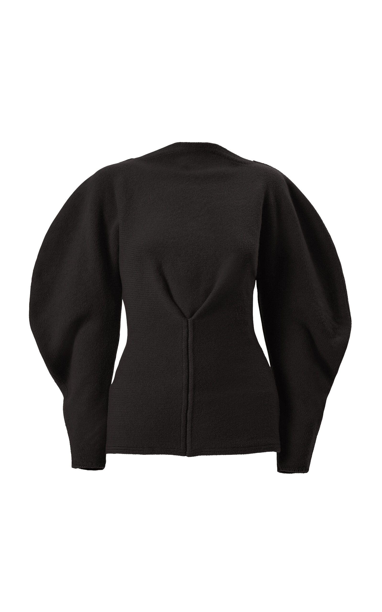 Carolina Herrera - Double Jersey Wool Sweater - Black - M - Moda Operandi