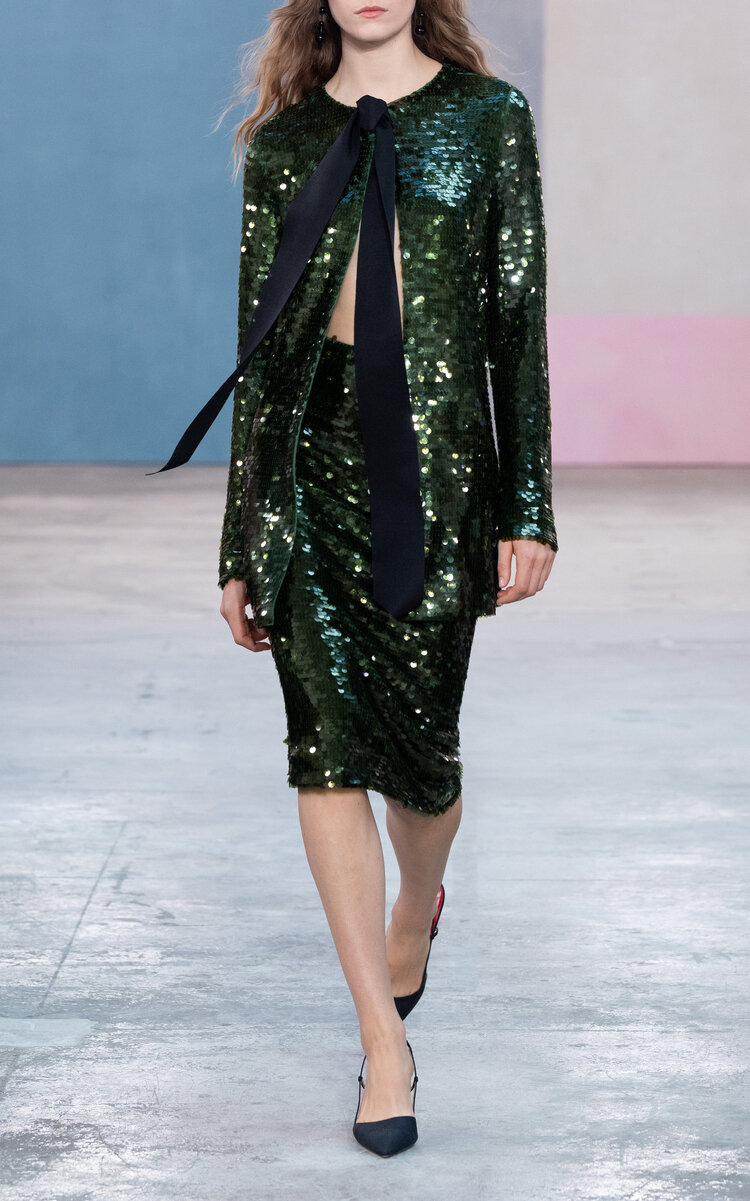 Carolina Herrera Moda Operandi In Green