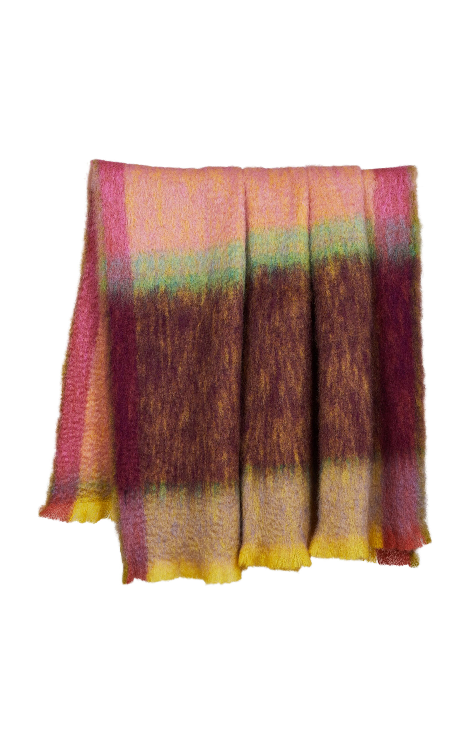 Los Encajeros Rothko 12 Mohair Blanket In Multi