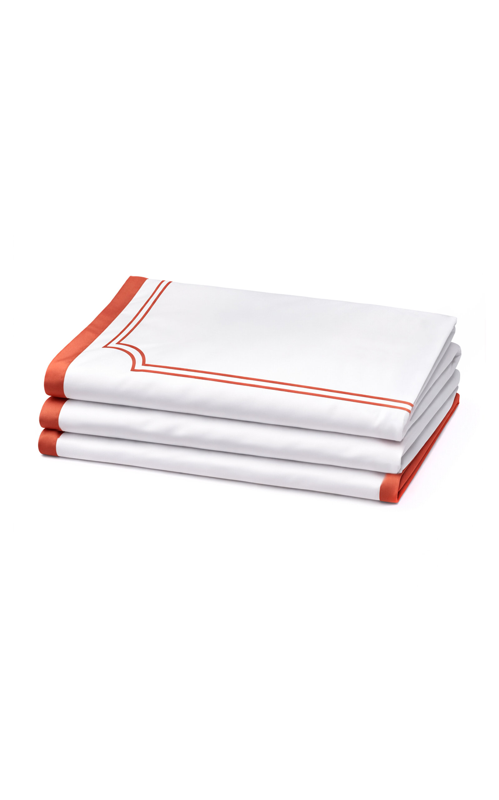 Los Encajeros Louise Cotton Satin Queen Top Sheet In Multi