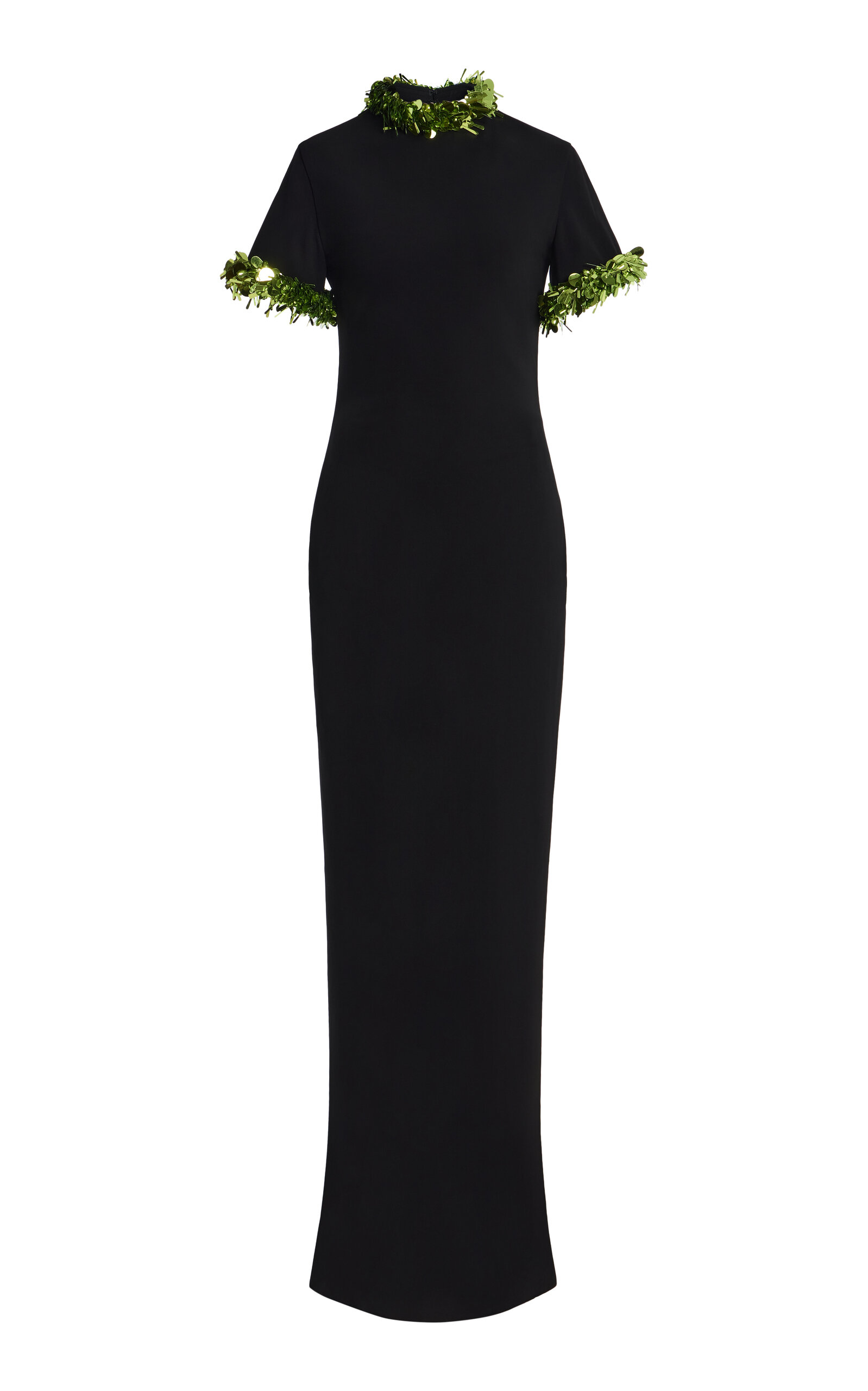 The Bex Embellished Crepe Jersey Gown - Moda Operandi