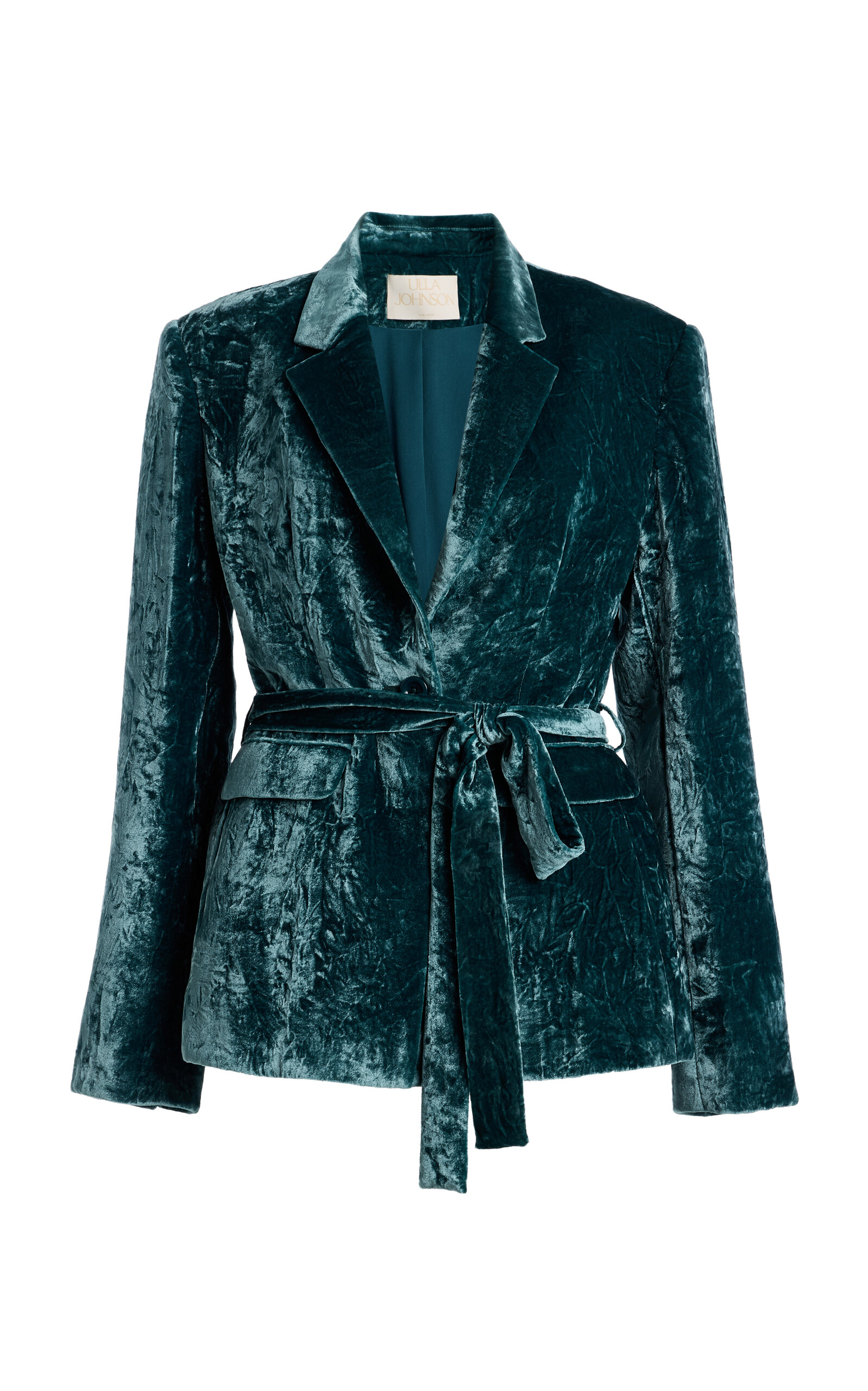 Ulla Johnson - Ellery Velvet Jacket - Dark Green - US 12 - Moda Operandi