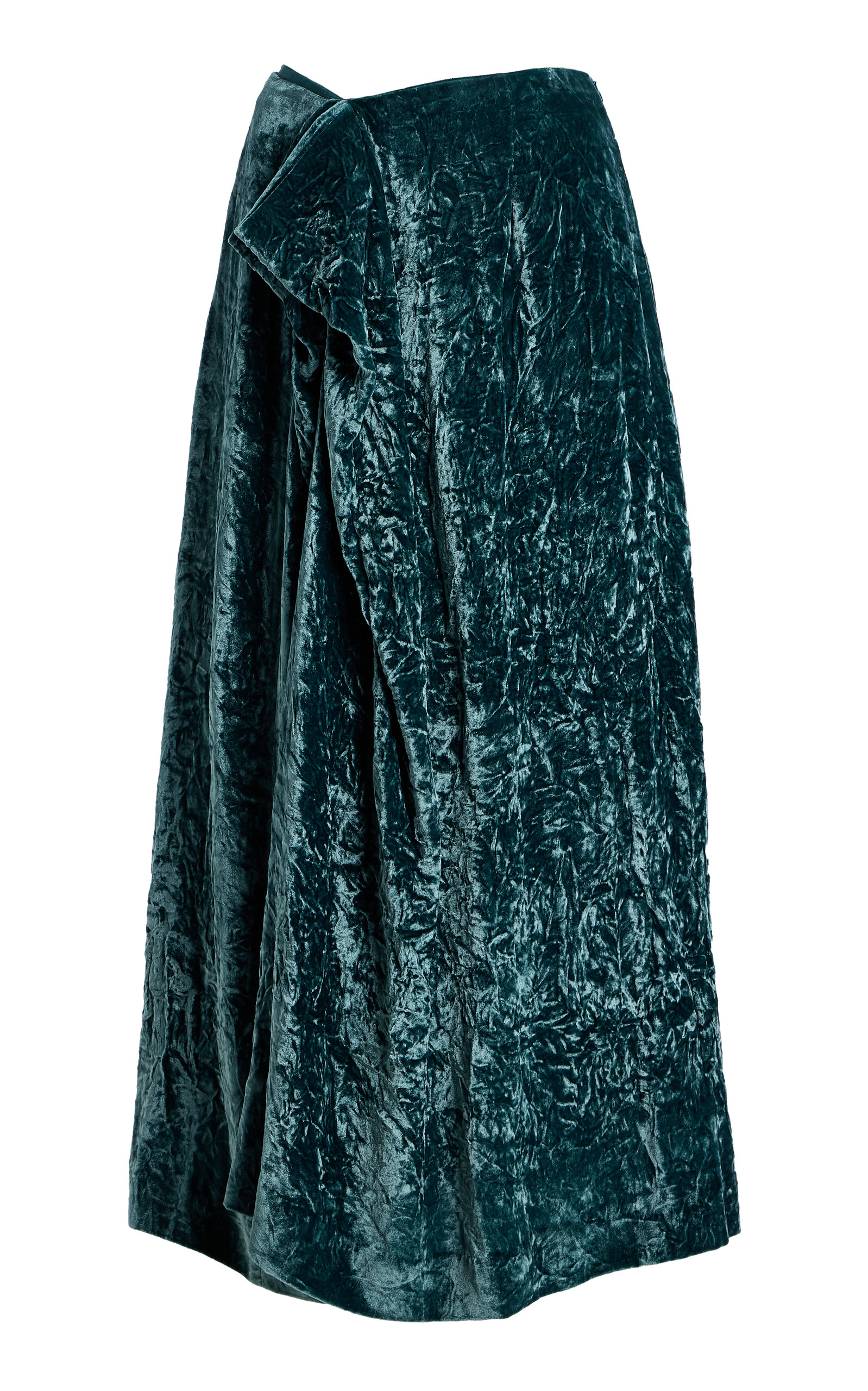 Ulla Johnson - Elan Velvet Wide-Leg Pants - Dark Green - US 12 - Moda Operandi