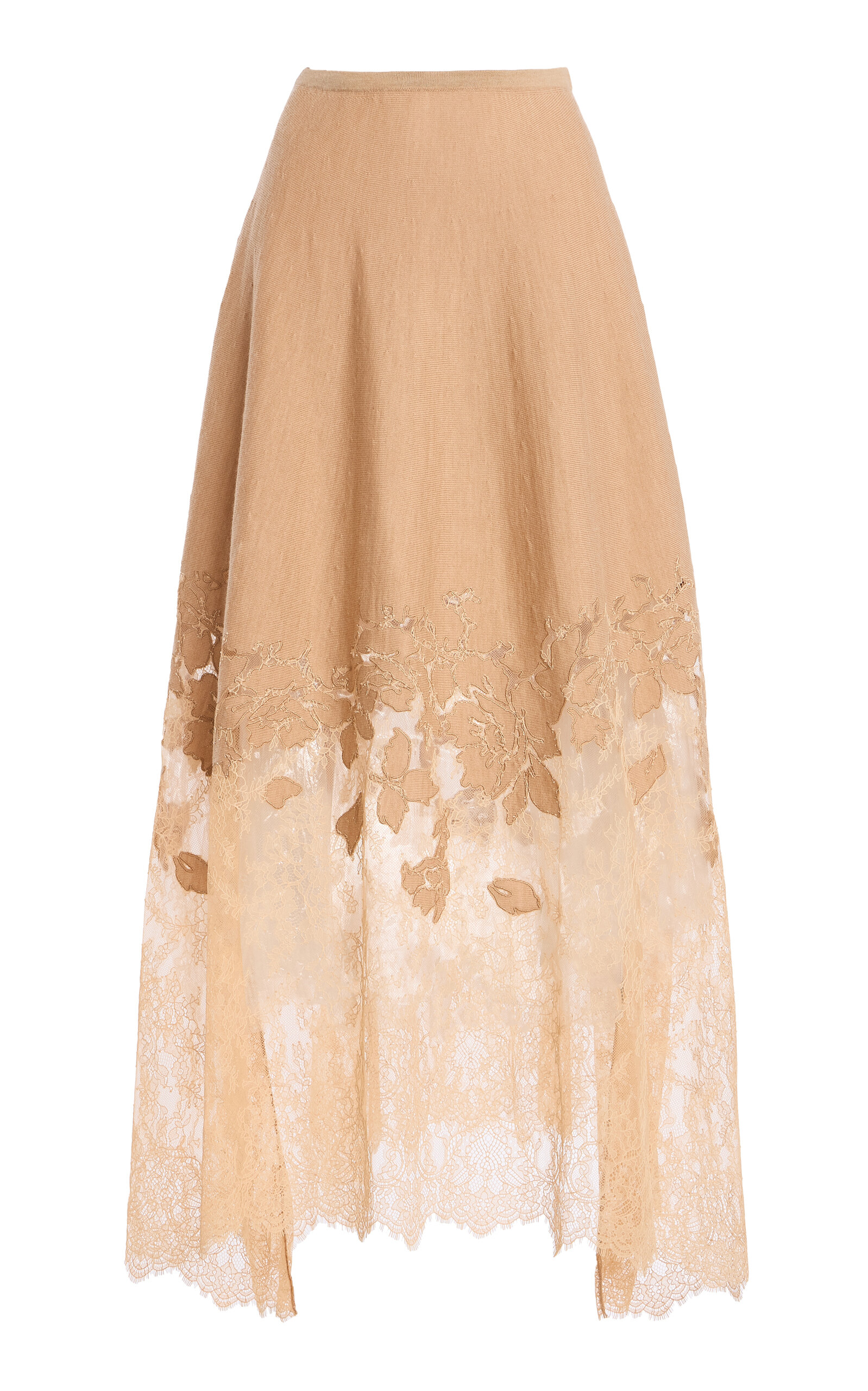 Ulla Johnson Josina Merino Wool Lace Maxi Skirt - Moda Operandi