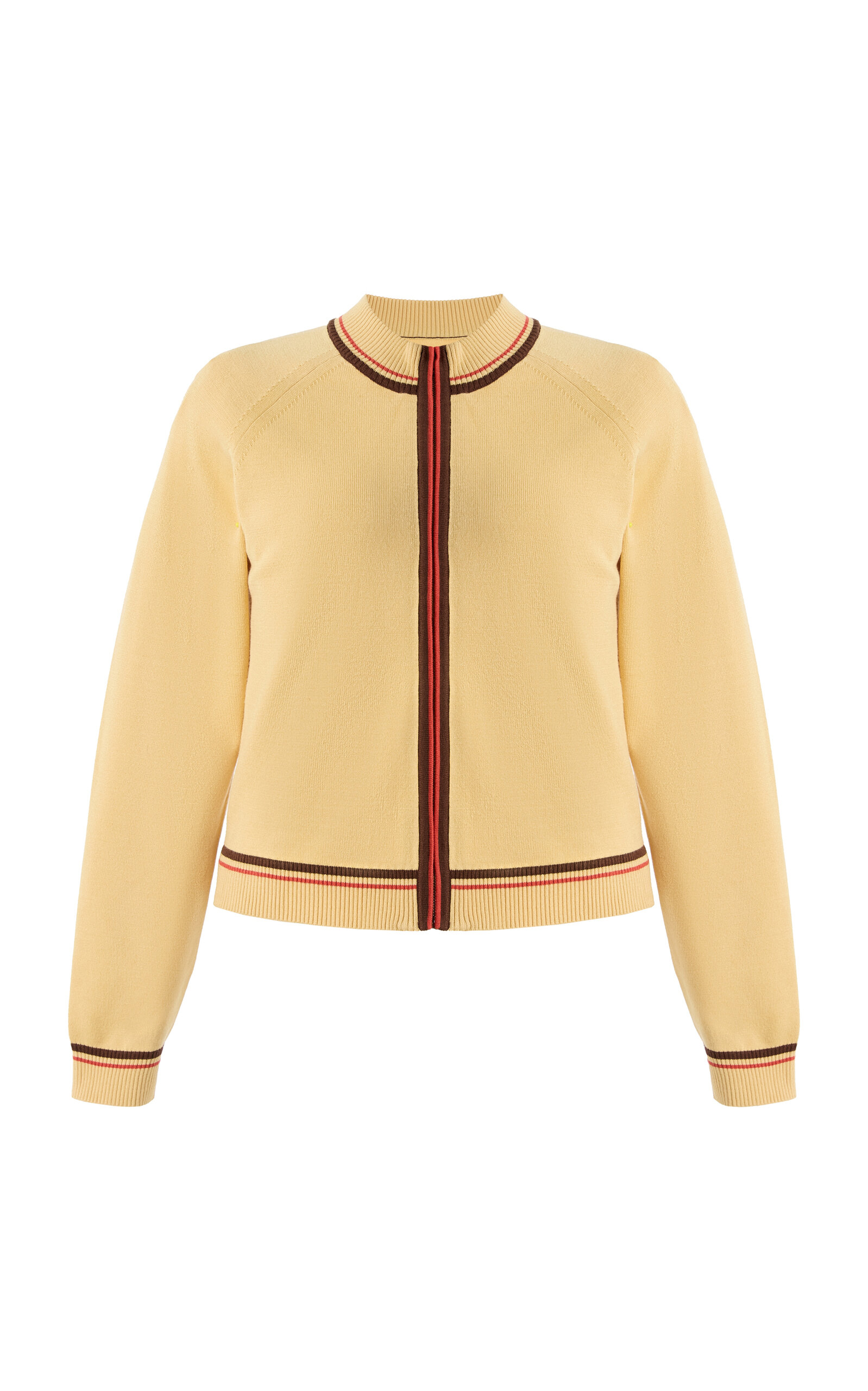 Posse Noah Knit Jacket In Yellow